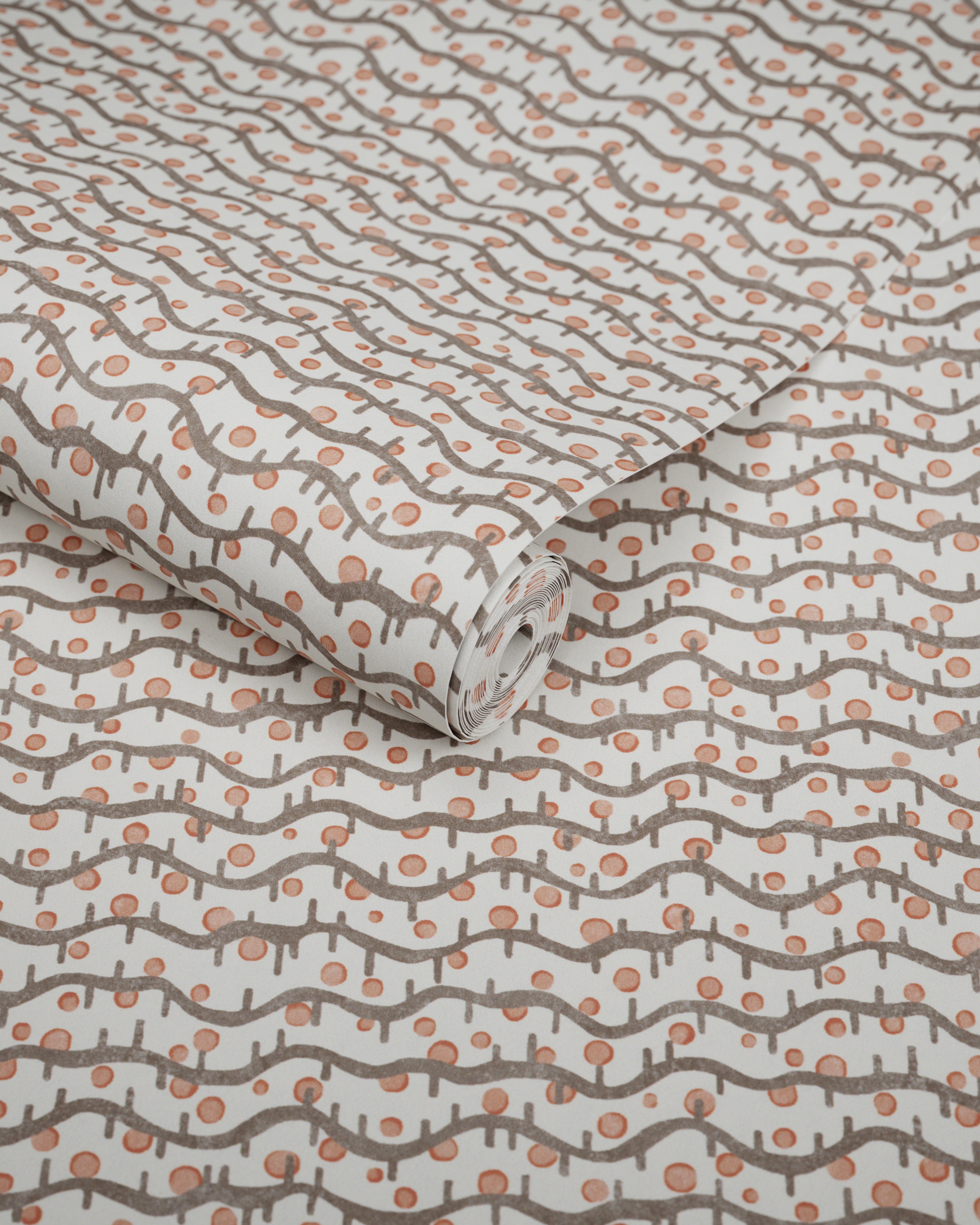 Seedling Wallpaper in spice color - pattern number P2026105.624.0 - by Lee Jofa in the Gracie Gardens collection
