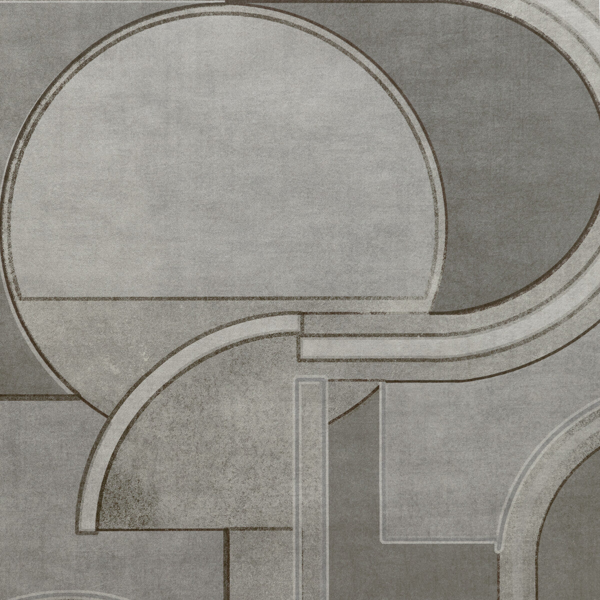 Metropolis wallpaper in silver color - pattern number P6021124.21.0 - by Donghia in the Metropolis Wallcovering collection