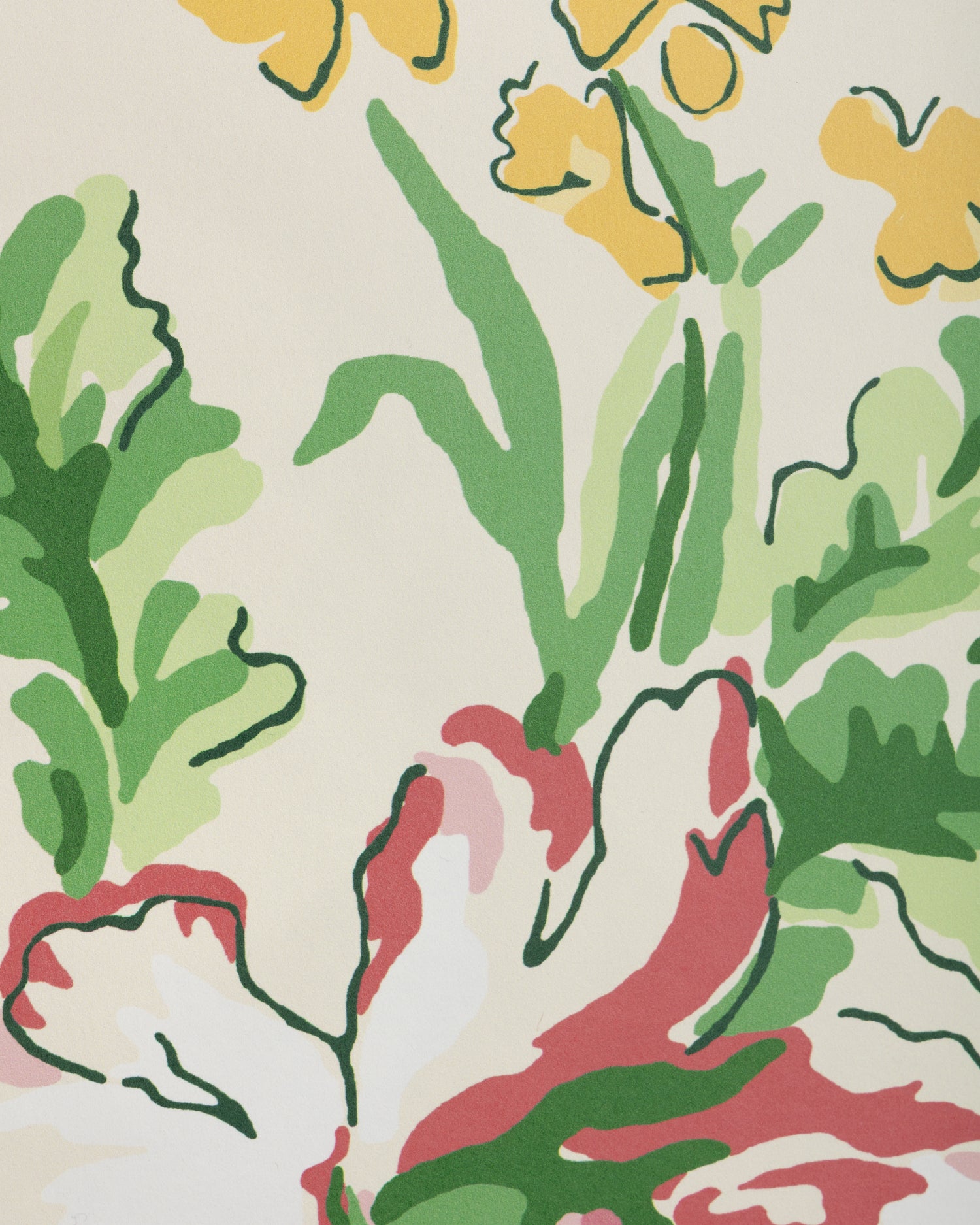 Maintenon Wallpaper in spring color - pattern number P8025106.73.0 - by Kravet in the Jardin De Maclot collection