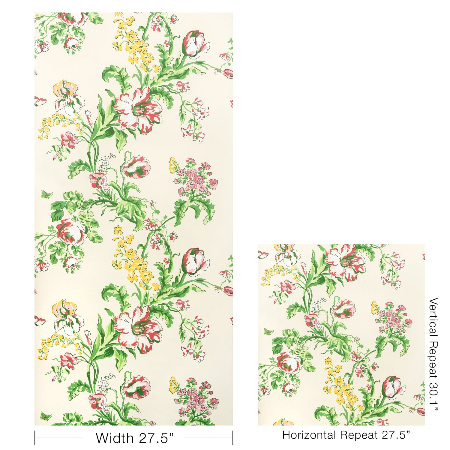 Maintenon Wallpaper in spring color - pattern number P8025106.73.0 - by Kravet in the Jardin De Maclot collection