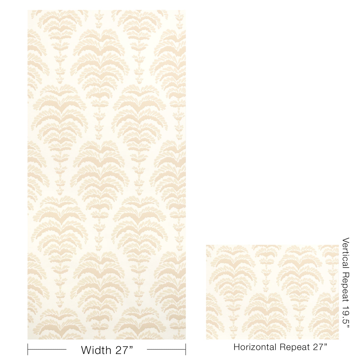 Ponchette Wallpaper in beige color - pattern number P8025107.16.0 - by Kravet in the Jardin De Maclot collection