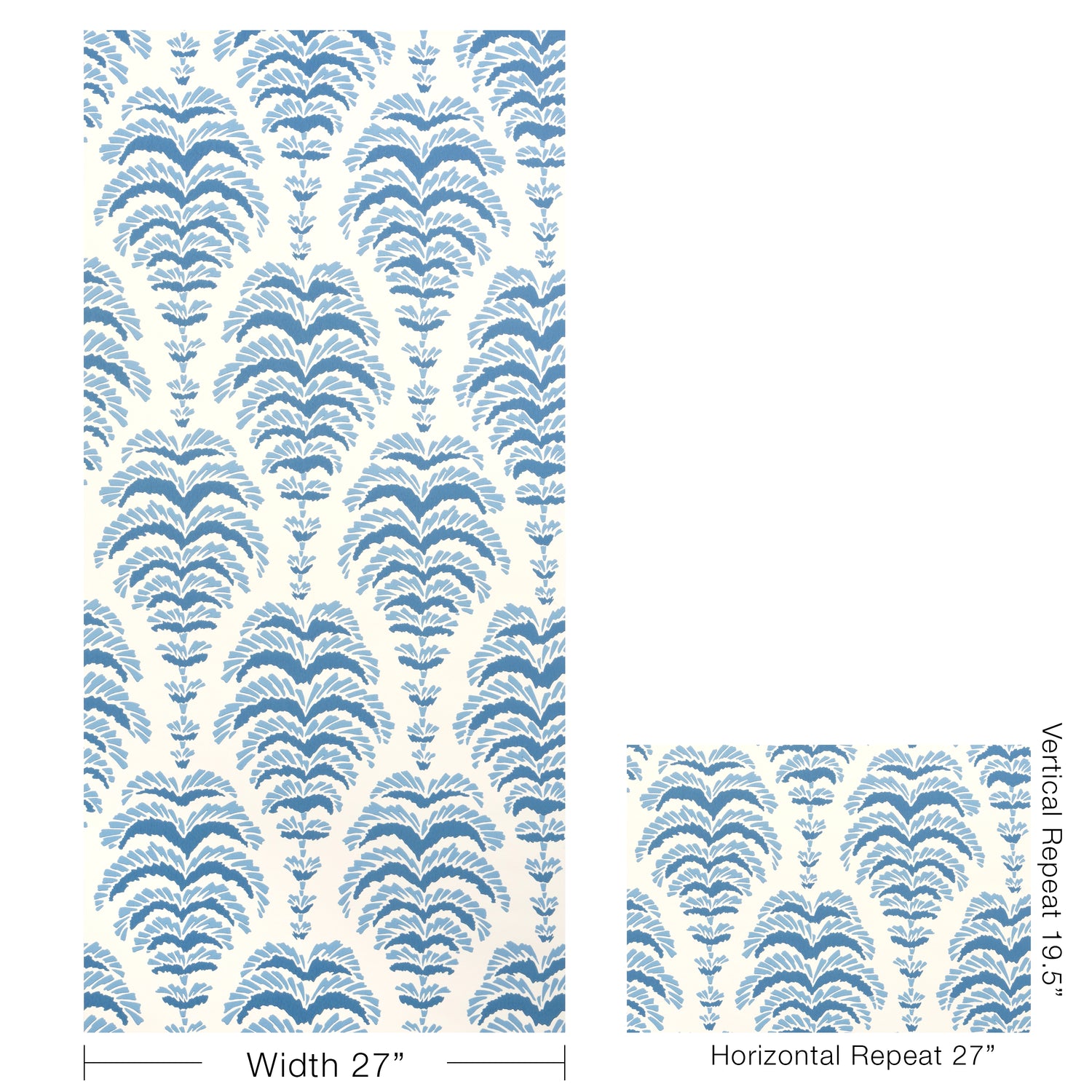 Ponchette Wallpaper in delft color - pattern number P8025107.5.0 - by Kravet in the Jardin De Maclot collection
