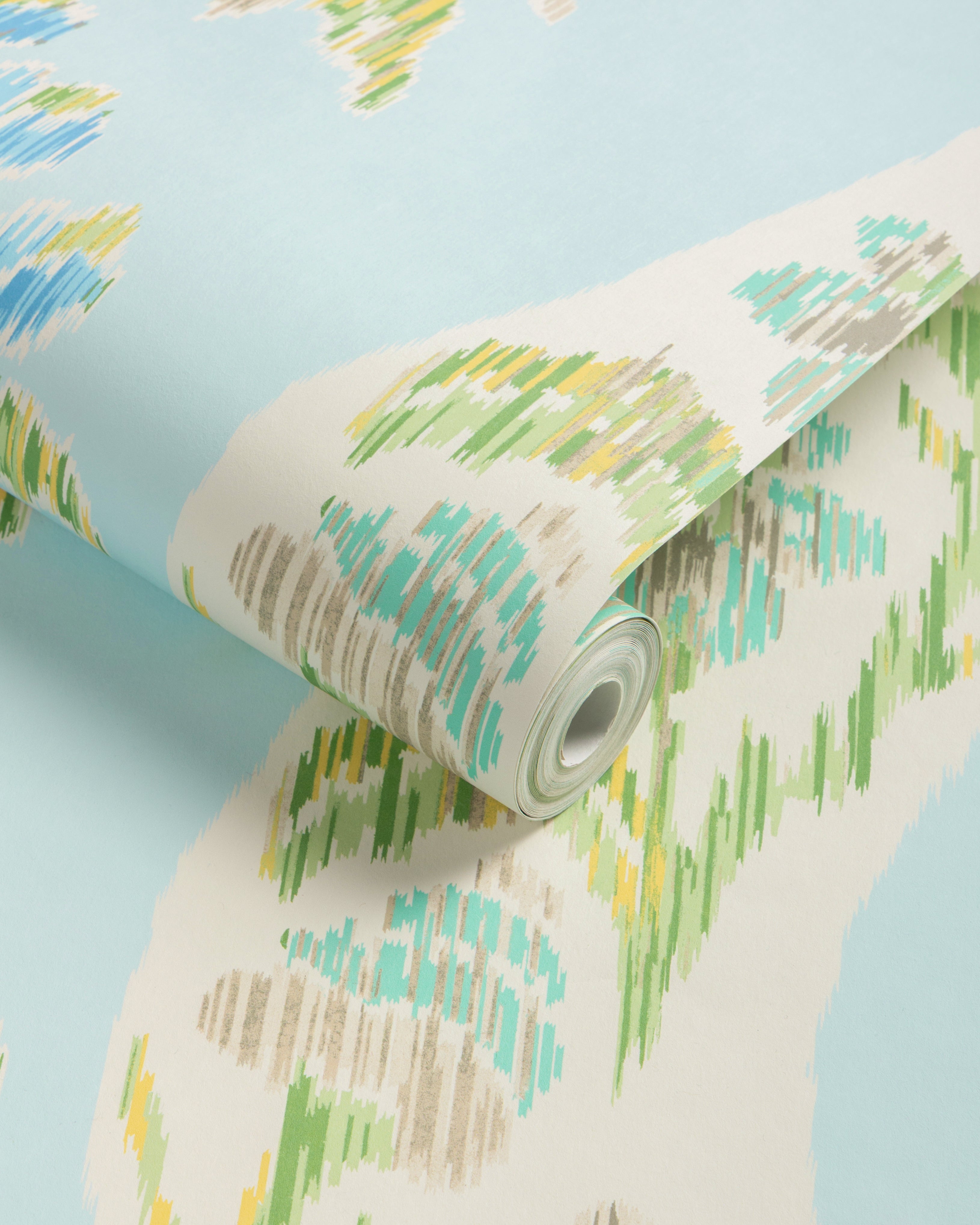 Loring Wallpaper in pool color - pattern number P8025108.153.0 - by Kravet in the Jardin De Maclot collection