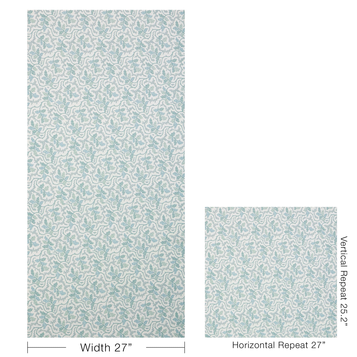 Aureille Wallpaper in aqua color - pattern number P8025109.13.0 - by Kravet in the Jardin De Maclot collection