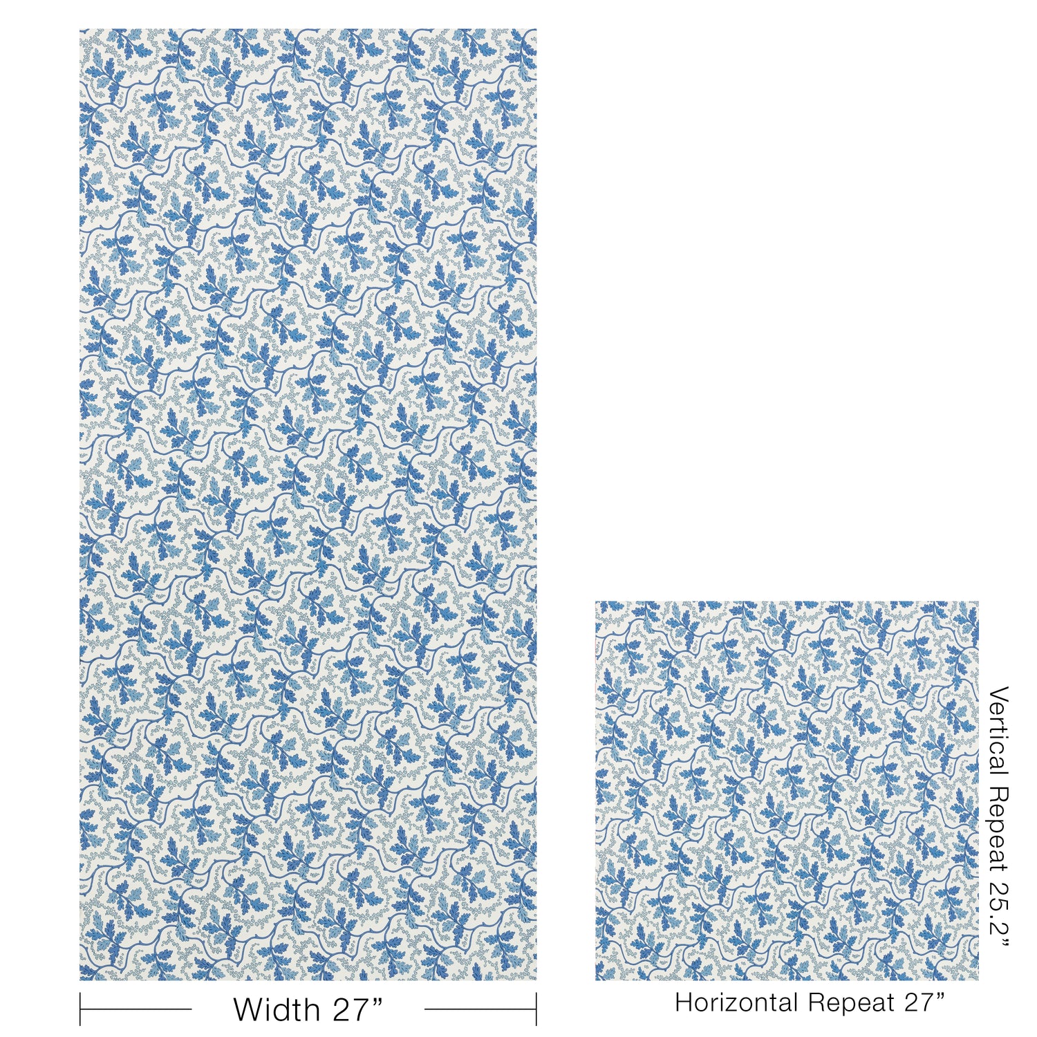Aureille Wallpaper in blue color - pattern number P8025109.55.0 - by Kravet in the Jardin De Maclot collection