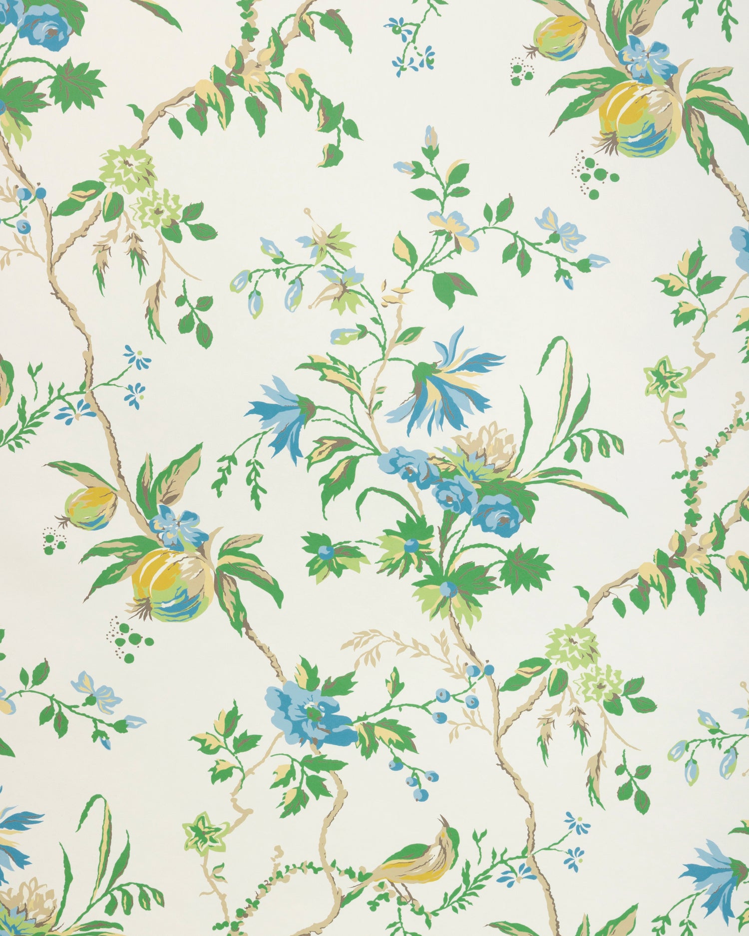 Locklin Wallpaper in lagoon color - pattern number P8025110.153.0 - by Kravet in the Jardin De Maclot collection