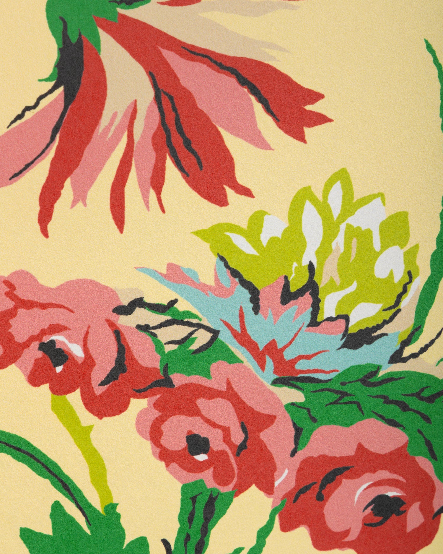Locklin Wallpaper in canary color - pattern number P8025110.417.0 - by Kravet in the Jardin De Maclot collection