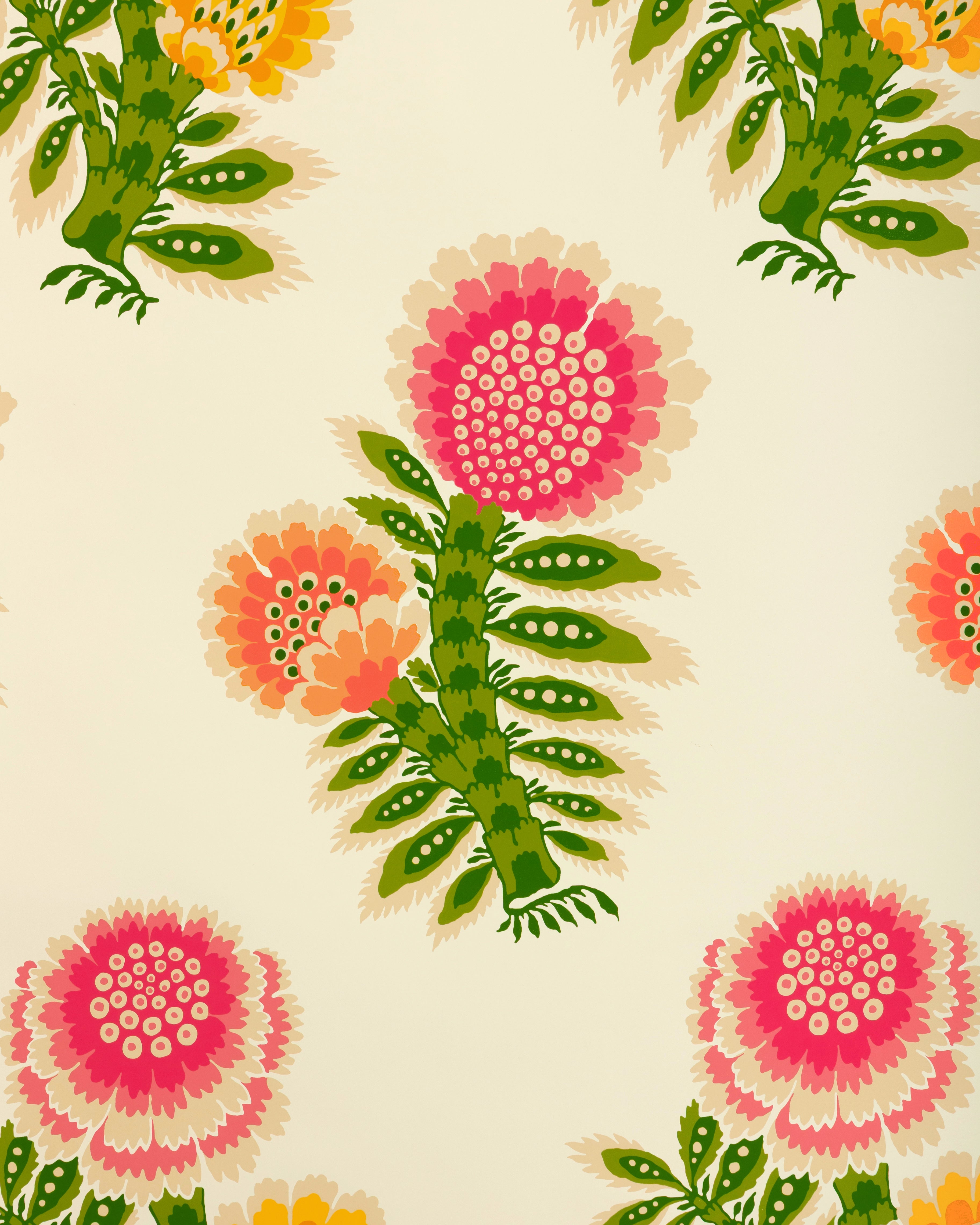 Kumaly Wallpaper in pink color - pattern number P8025111.73.0 - by Kravet in the Jardin De Maclot collection