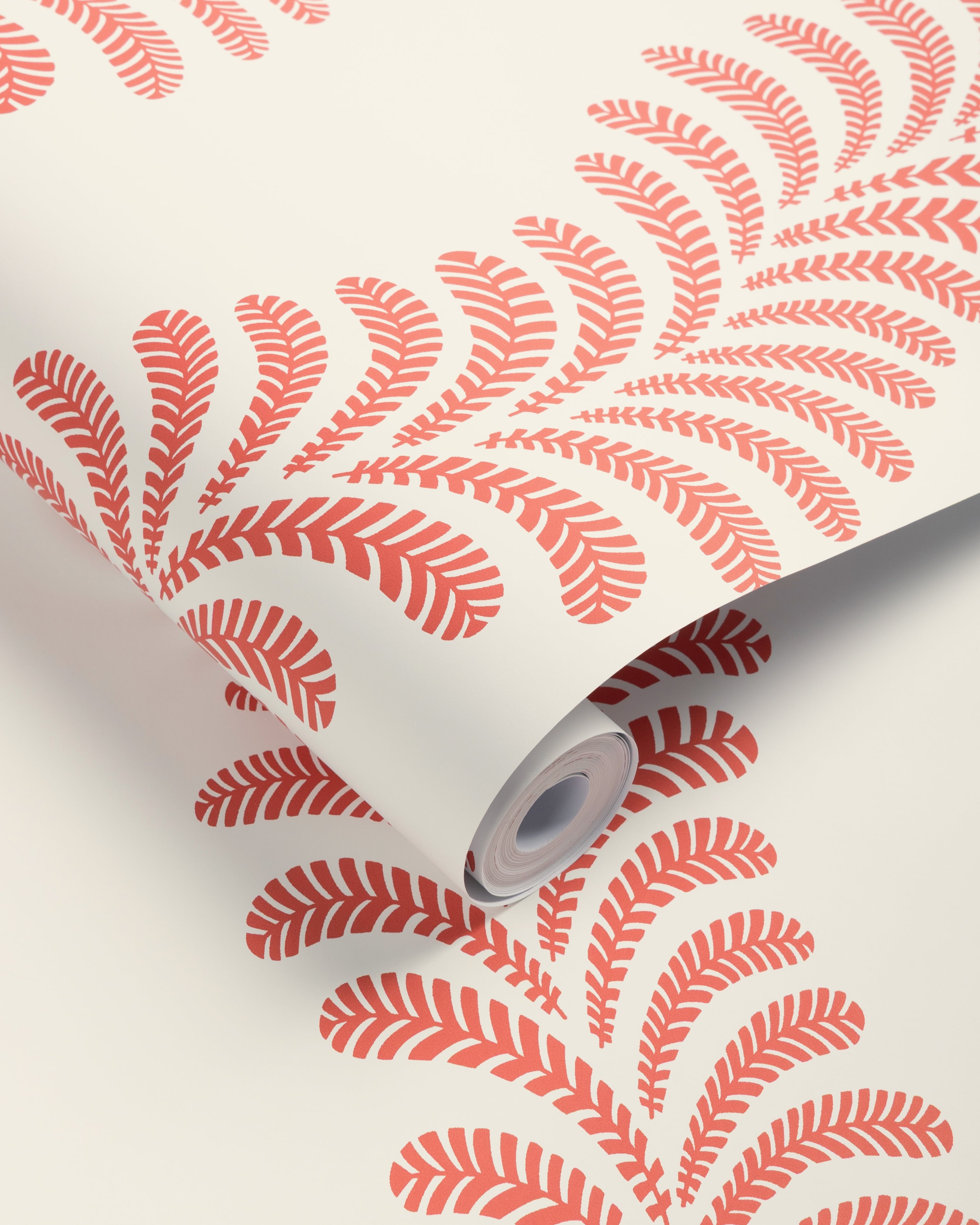 Vezere Wallpaper in red color - pattern number P8025112.19.0 - by Kravet in the Jardin De Maclot collection