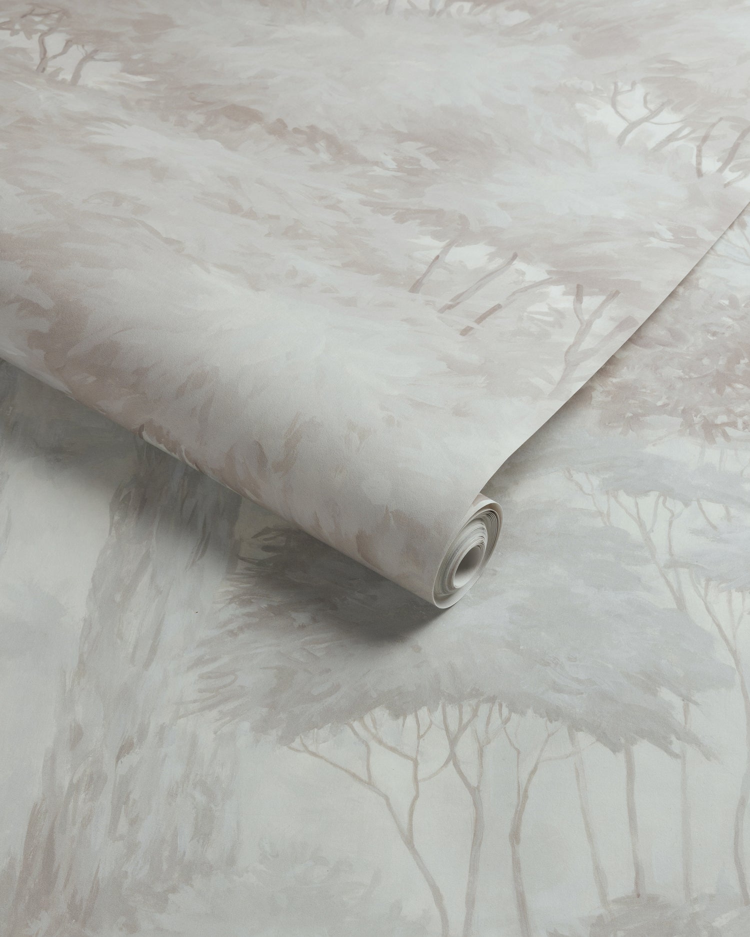Arbres 3 Panel Mural in neutral color - pattern number P8026105.1611.0 - by Brunschwig and Fils in the Les Paysages Murals collection