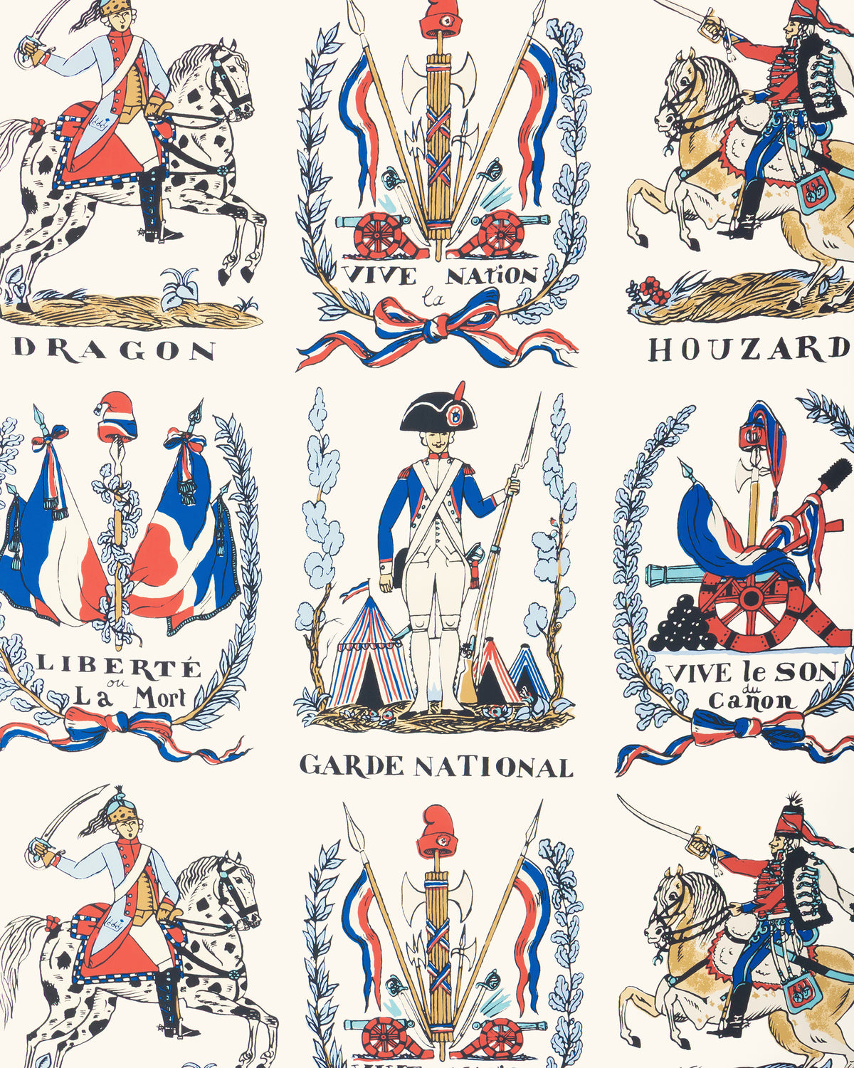 New Battle Of Valmy Wallpaper in Classic color - pattern number P8026111.195.0 - by Brunschwig and Fils in the Volume 61 collection