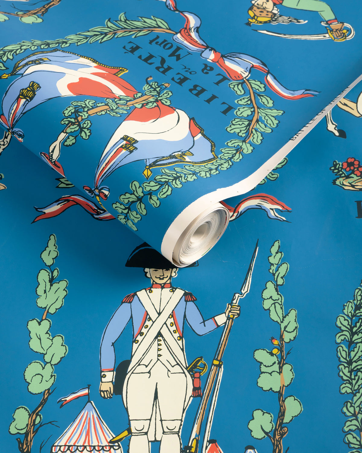 New Battle Of Valmy Wallpaper in Blue color - pattern number P8026111.519.0 - by Brunschwig and Fils in the Volume 61 collection