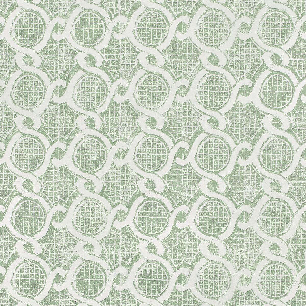 Chain Wallpaper in Green color - pattern number PBFC-3533.31.0 - by Lee Jofa in the Blithfield Leighton collection