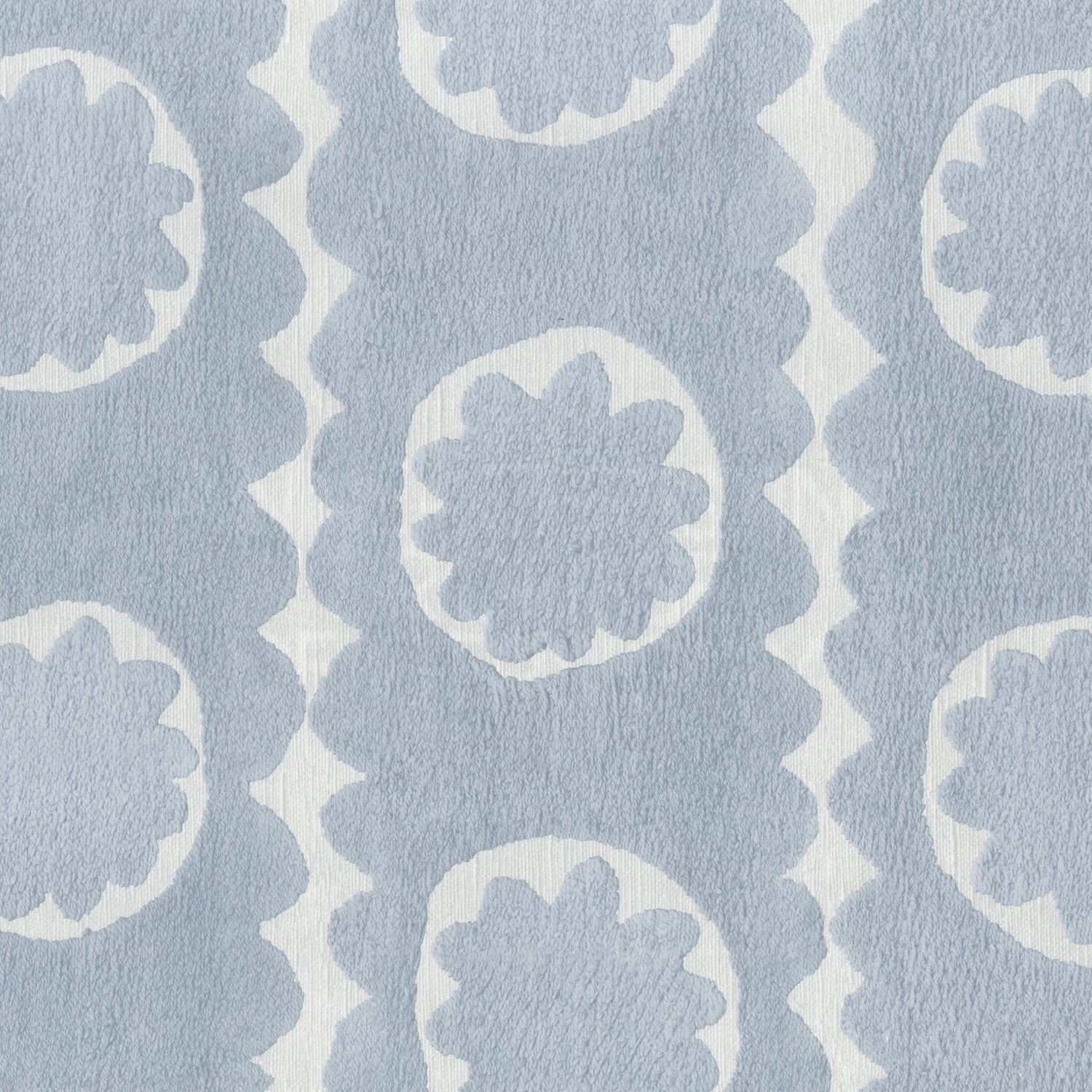 Oscar Wallpaper in Blue color - pattern number PBFC-3535.15.0 - by Lee Jofa in the Blithfield Leighton collection