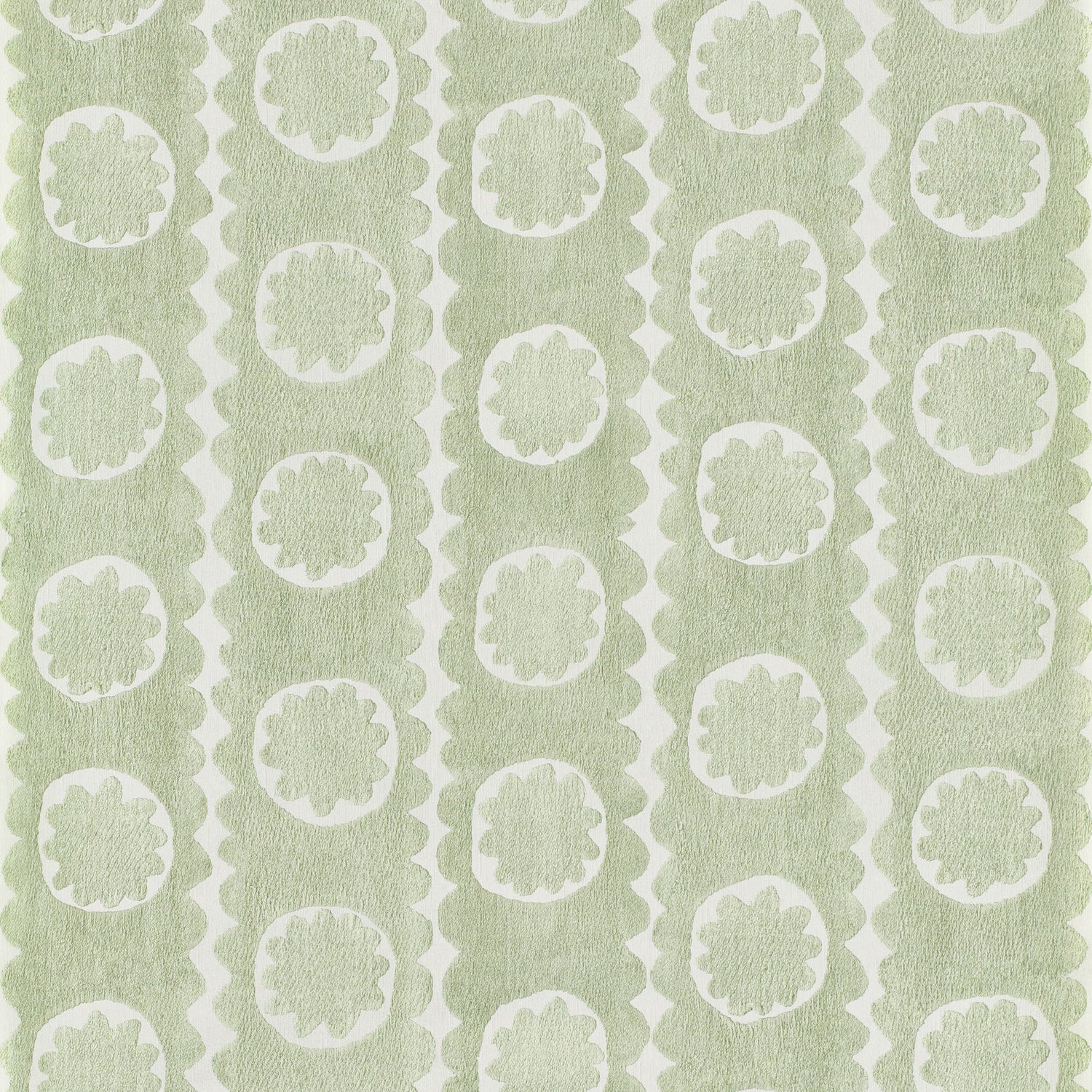 Oscar Wallpaper in Green color - pattern number PBFC-3535.31.0 - by Lee Jofa in the Blithfield Leighton collection