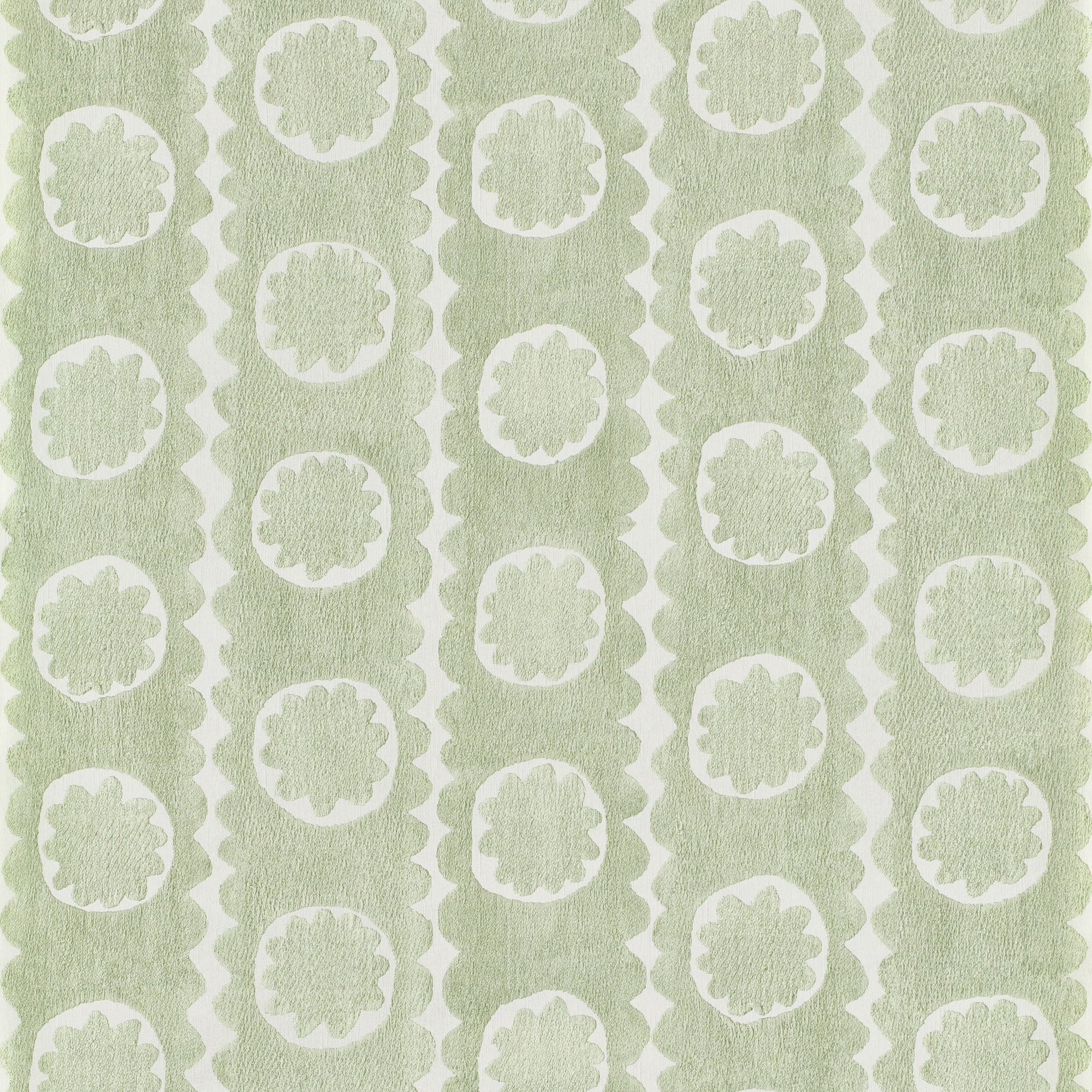 Oscar Wallpaper in Green color - pattern number PBFC-3535.31.0 - by Lee Jofa in the Blithfield Leighton collection