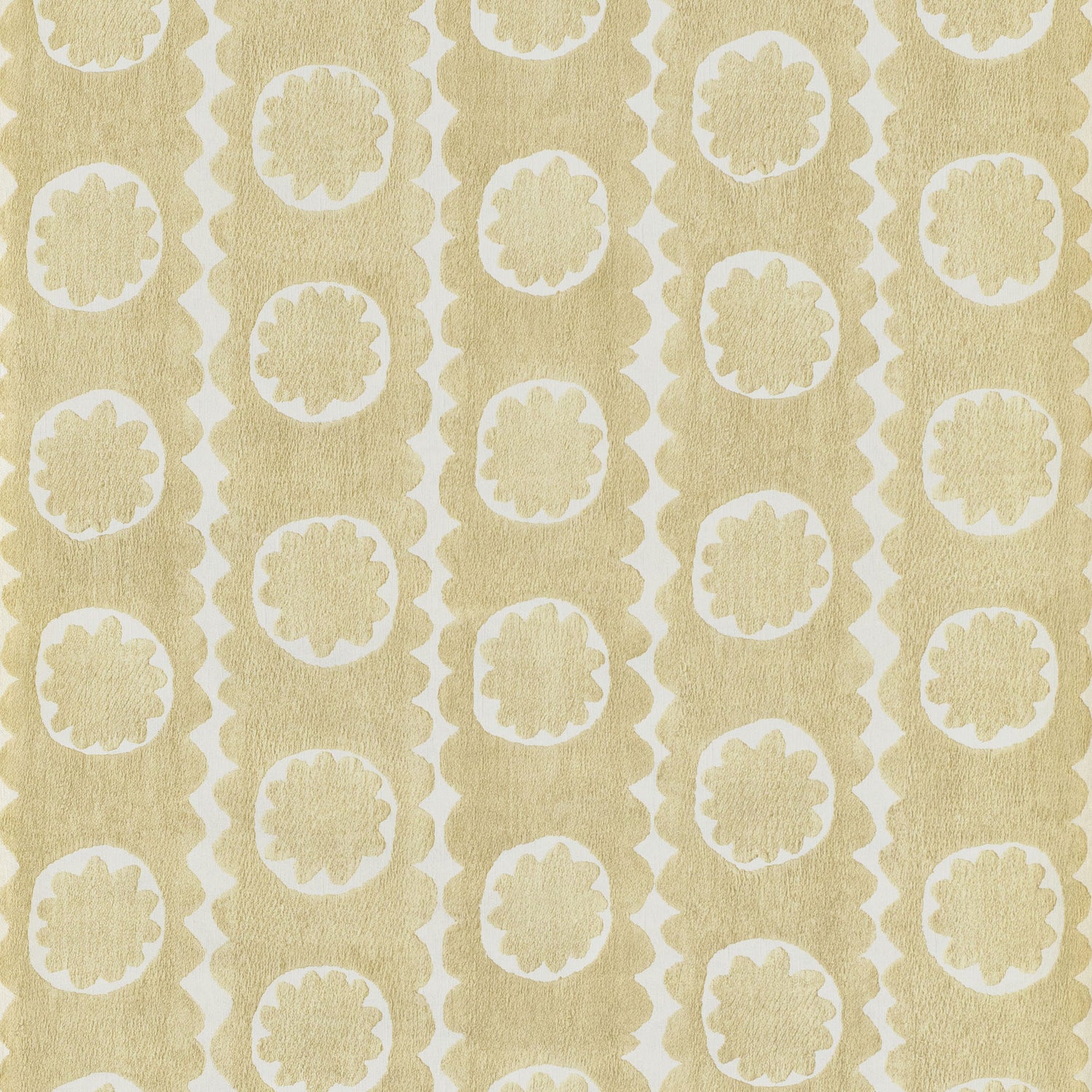 Oscar Wallpaper in Gold color - pattern number PBFC-3535.416.0 - by Lee Jofa in the Blithfield Leighton collection