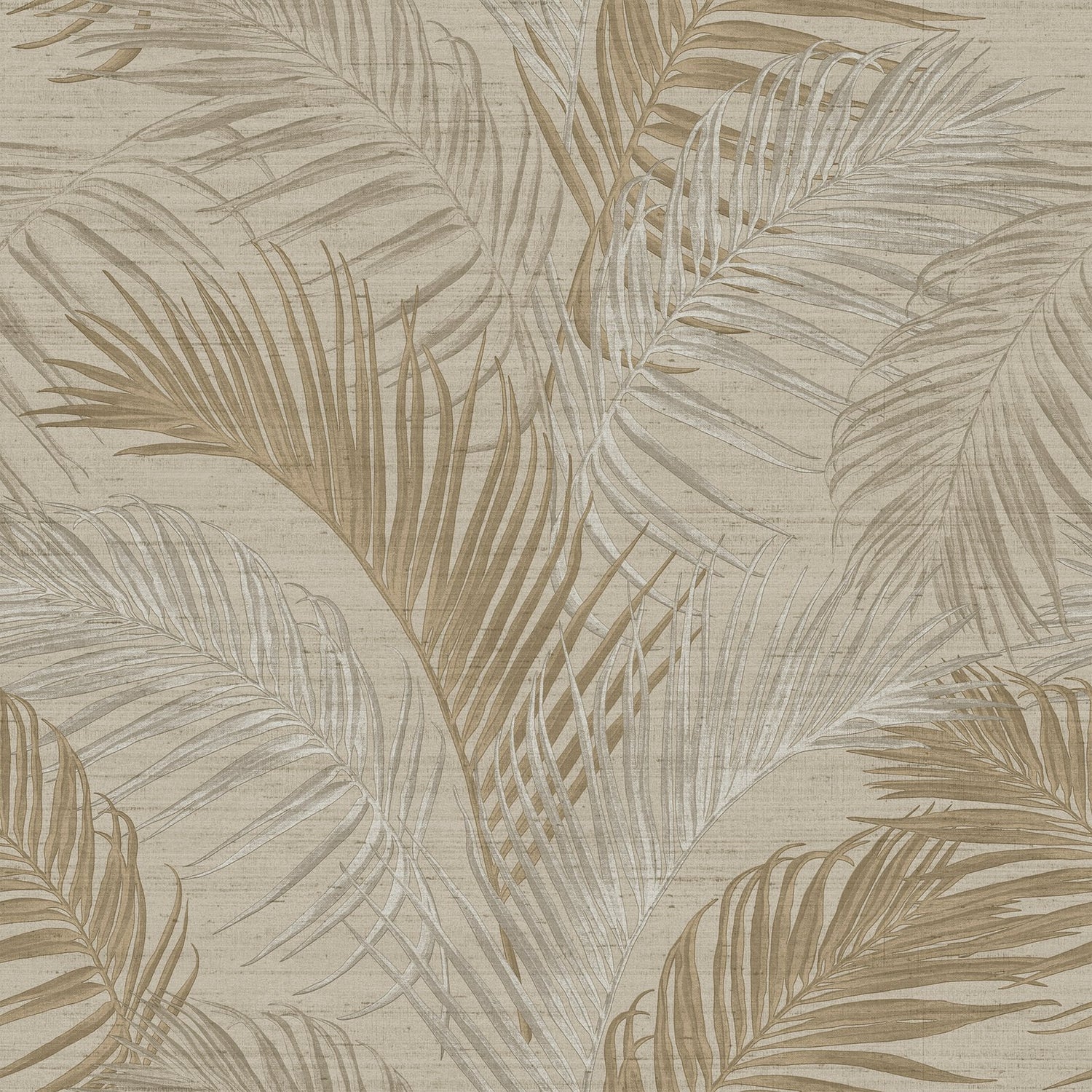 Tree Leaf wallpaper in bronze brown color - pattern number PS33314 - by Galerie in the Synergy collection