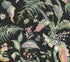 Fiji Garden Peel and Stick wallpaper in black color - pattern number PSW1368RL - by York in the Vintage Florals Peel and Stick Wallpaper collection