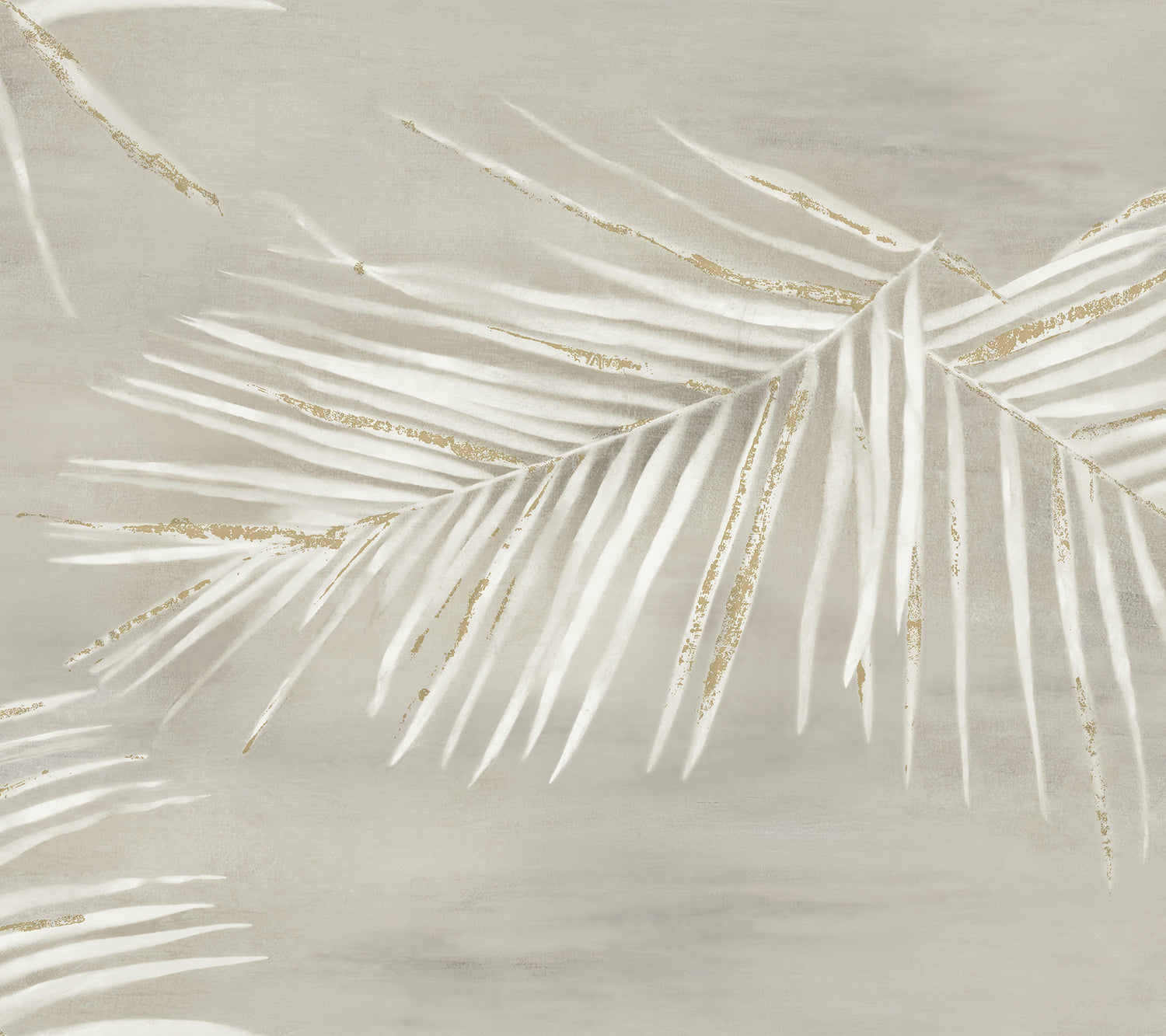 Endless Summer Peel and Stick wallpaper in taupe metallic color - pattern number PSW1555RL - by York in the Aviva Stanoff Peel and Stick Wallpaper collection