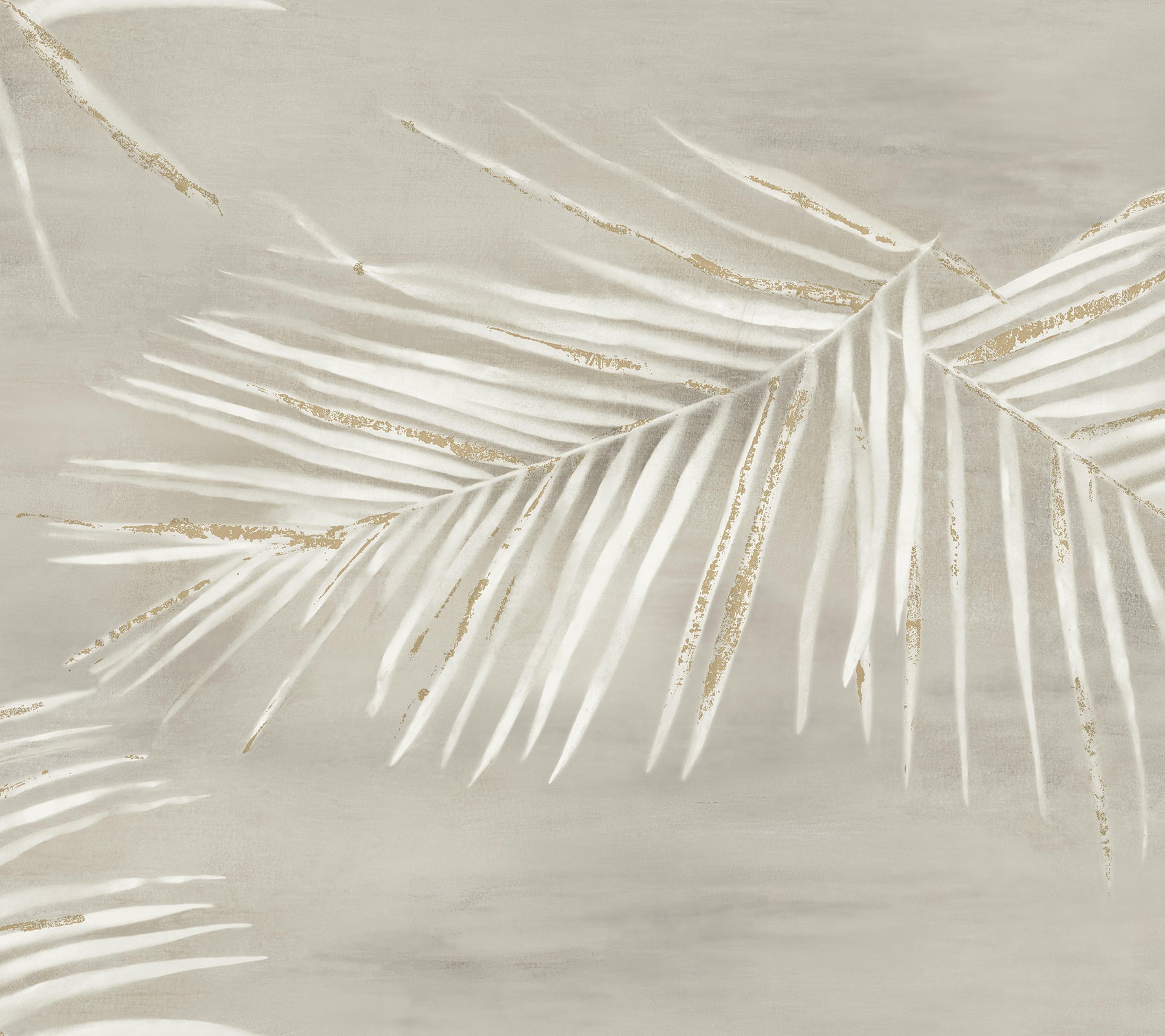 Endless Summer Peel and Stick wallpaper in taupe metallic color - pattern number PSW1555RL - by York in the Aviva Stanoff Peel and Stick Wallpaper collection