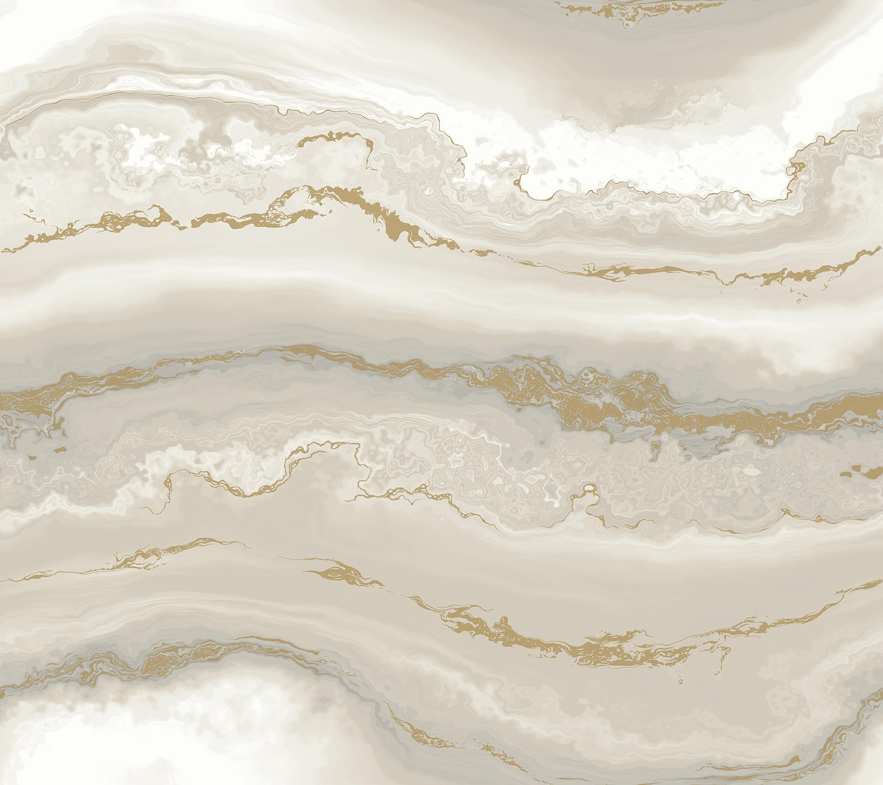 Shifting Sands Peel and Stick wallpaper in beige metallic color - pattern number PSW1560RL - by York in the Aviva Stanoff Peel and Stick Wallpaper collection