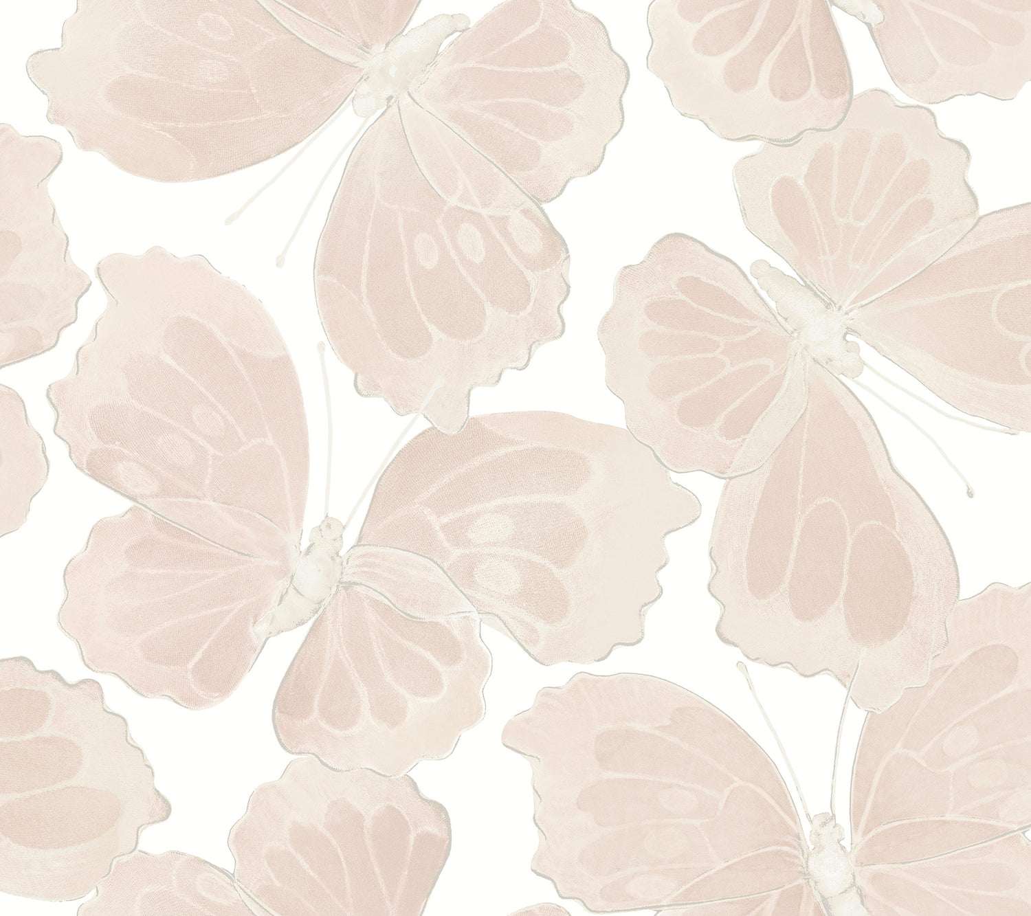Monarch Peel and Stick wallpaper in pink metallic color - pattern number PSW1567RL - by York in the Aviva Stanoff Peel and Stick Wallpaper collection