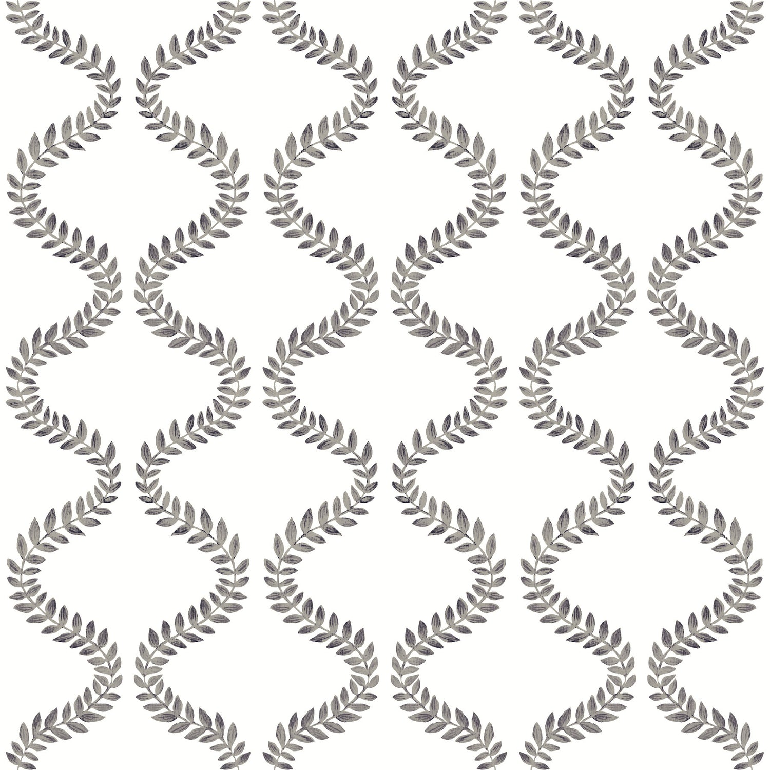 Florentine Vine Trellis Peel and Stick wallpaper in soft black color - pattern number PSW1572RL - by York in the Mirth Studio Peel and Stick Wallpaper collection