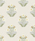 Sophie Floral Medallion Peel and Stick wallpaper in sage color - pattern number PSW1575RL - by York in the Mirth Studio Peel and Stick Wallpaper collection