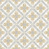 Mimi Quilted Floral Peel and Stick wallpaper in neutral color - pattern number PSW1586RL - by York in the Mirth Studio Peel and Stick Wallpaper collection