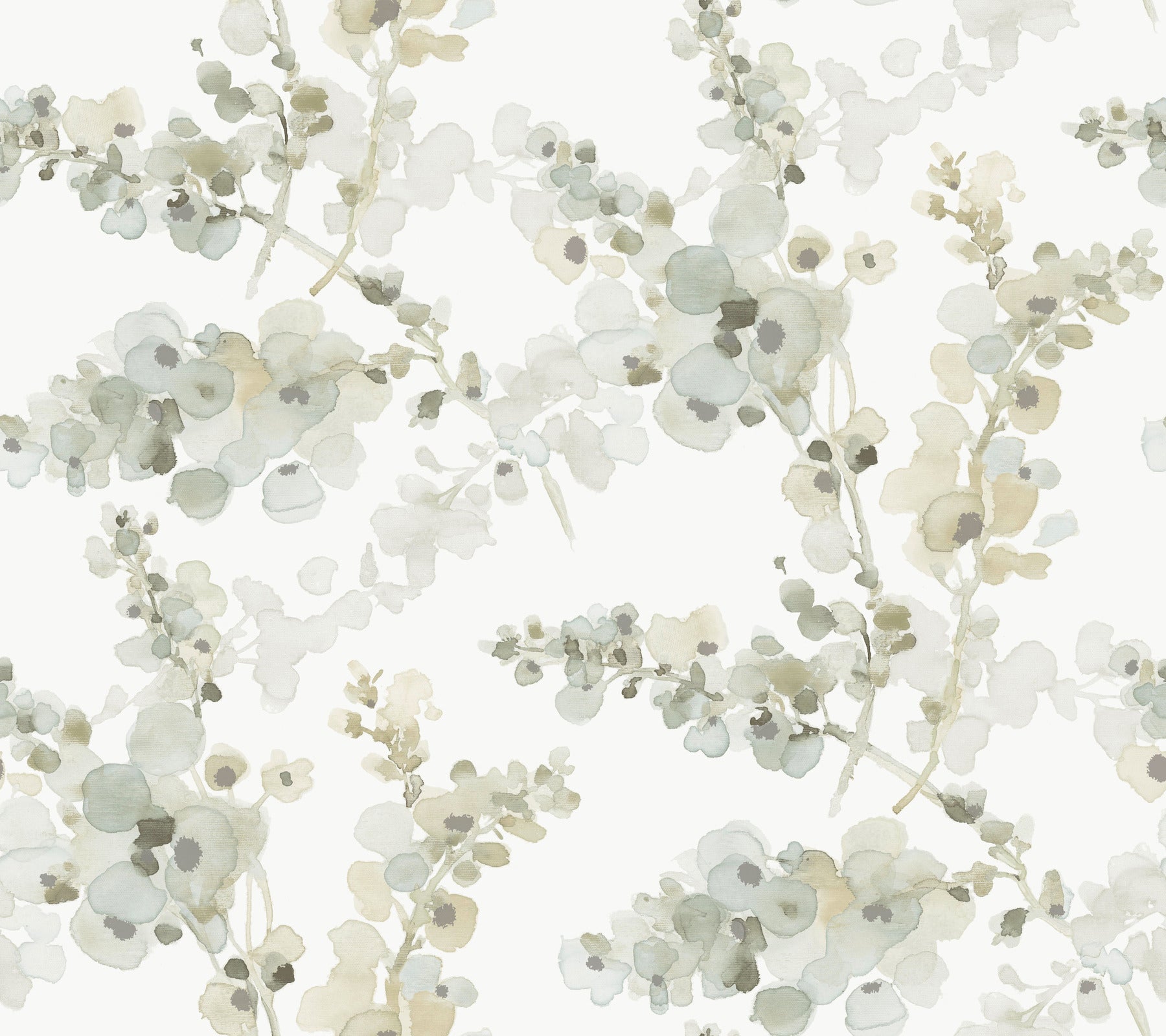 Blossom Fling Peel and Stick wallpaper in mineral green color - pattern number PSW1601RL - by Candice Olson in the Simply Candice 2 Peel and Stick Wallpaper collection