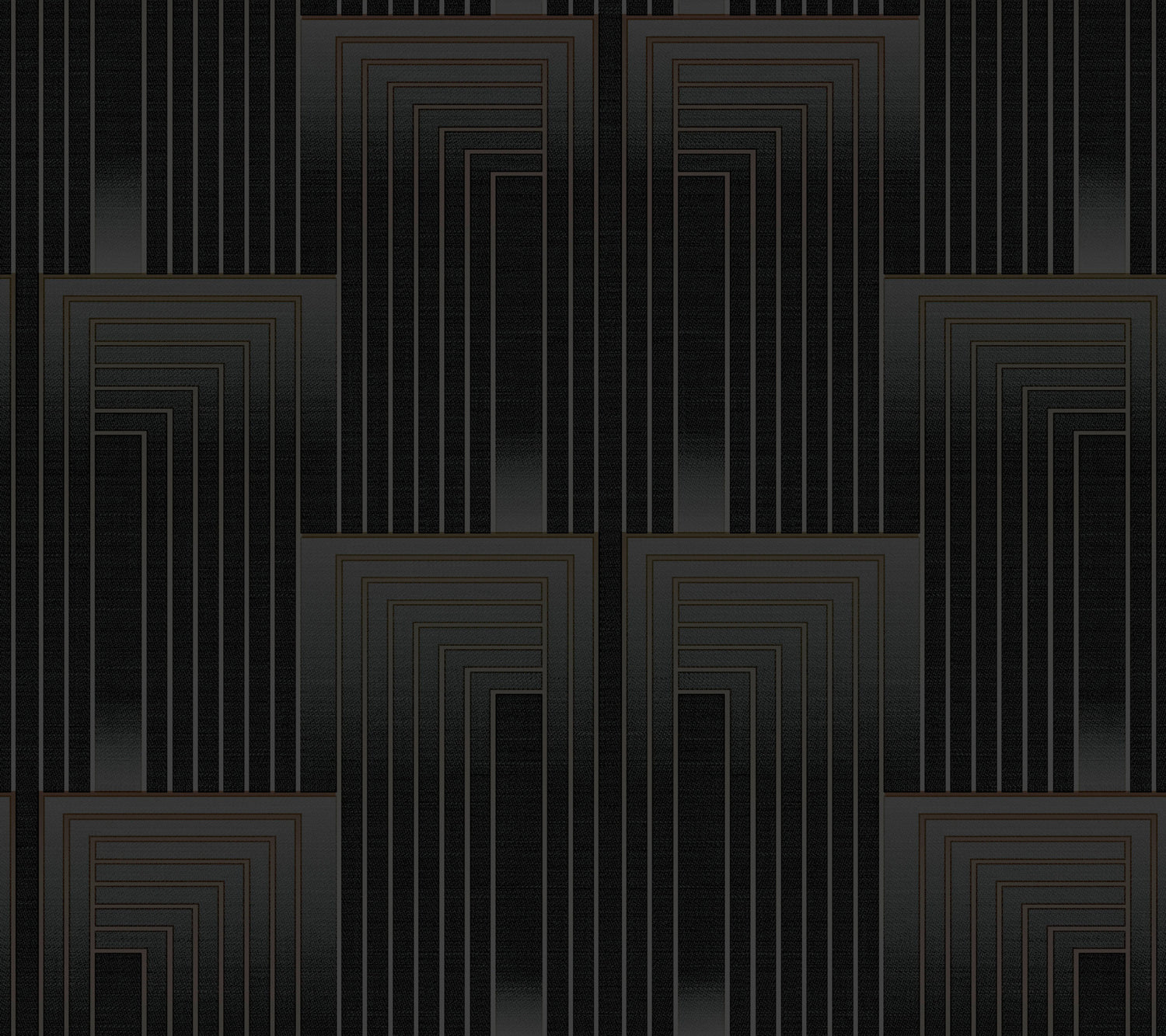 Vanishing Peel and Stick wallpaper in black &amp; copper color - pattern number PSW1607RL - by Candice Olson in the Simply Candice 2 Peel and Stick Wallpaper collection
