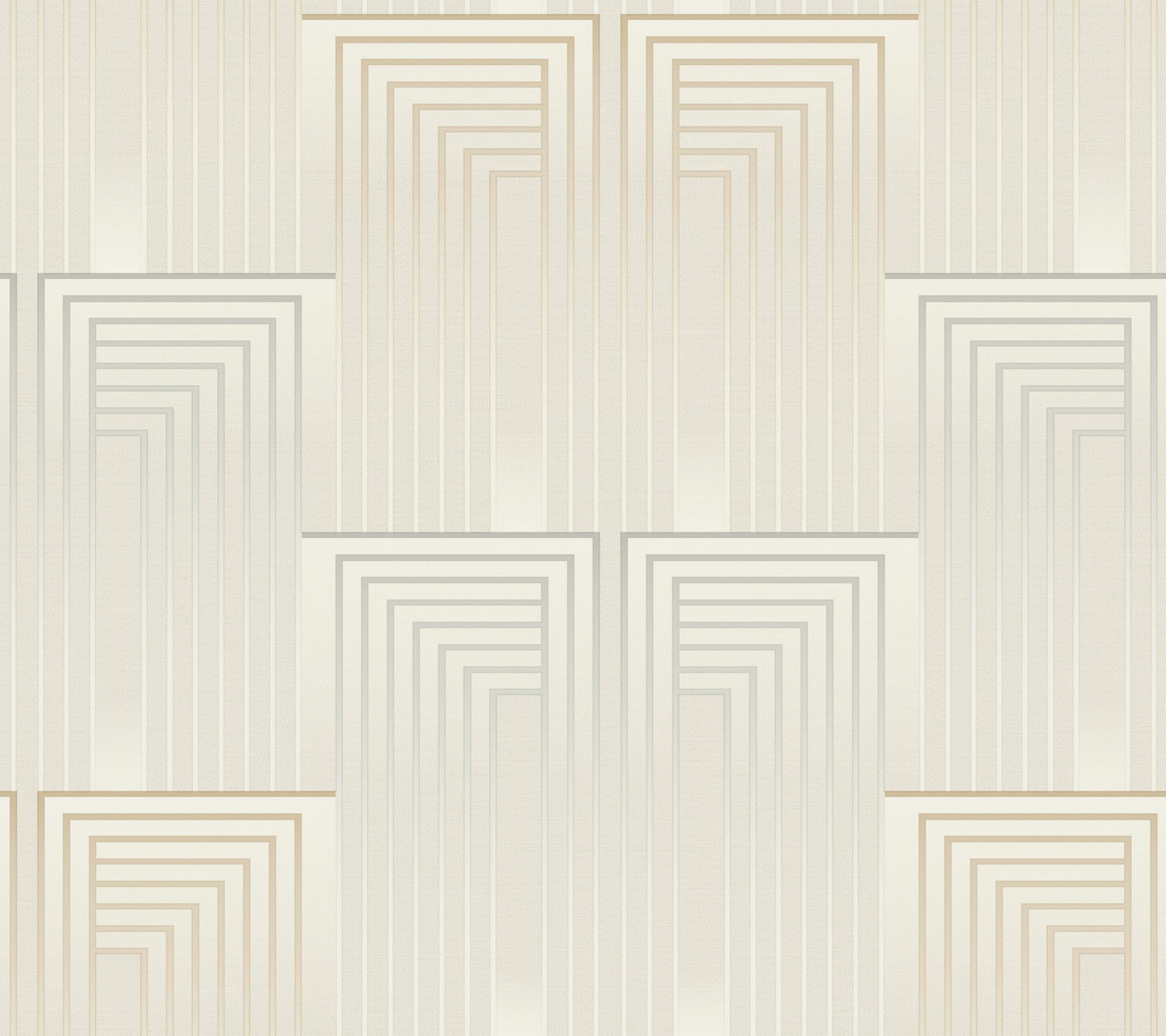 Vanishing Peel and Stick wallpaper in silver &amp; gold color - pattern number PSW1608RL - by Candice Olson in the Simply Candice 2 Peel and Stick Wallpaper collection