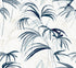Inky Palms Peel and Stick wallpaper in blue color - pattern number PSW1610RL - by Candice Olson in the Simply Candice 2 Peel and Stick Wallpaper collection