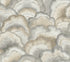 Abalone Fans Peel and Stick wallpaper in smokey color - pattern number PSW1615RL - by Candice Olson in the Simply Candice 2 Peel and Stick Wallpaper collection