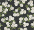 Hydrangea Peel and Stick wallpaper in black & white metallic color - pattern number PSW1618RL - by Rifle Paper Co in the Rifle Paper Co Fourth Edition Peel and Stick Wallpaper collection