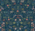 Wildwood Peel and Stick wallpaper in navy metallic color - pattern number PSW1622RL - by Rifle Paper Co in the Rifle Paper Co Fourth Edition Peel and Stick Wallpaper collection
