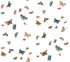 Butterfly House Peel and Stick wallpaper in white color - pattern number PSW1632RL - by Rifle Paper Co in the Rifle Paper Co Fourth Edition Peel and Stick Wallpaper collection
