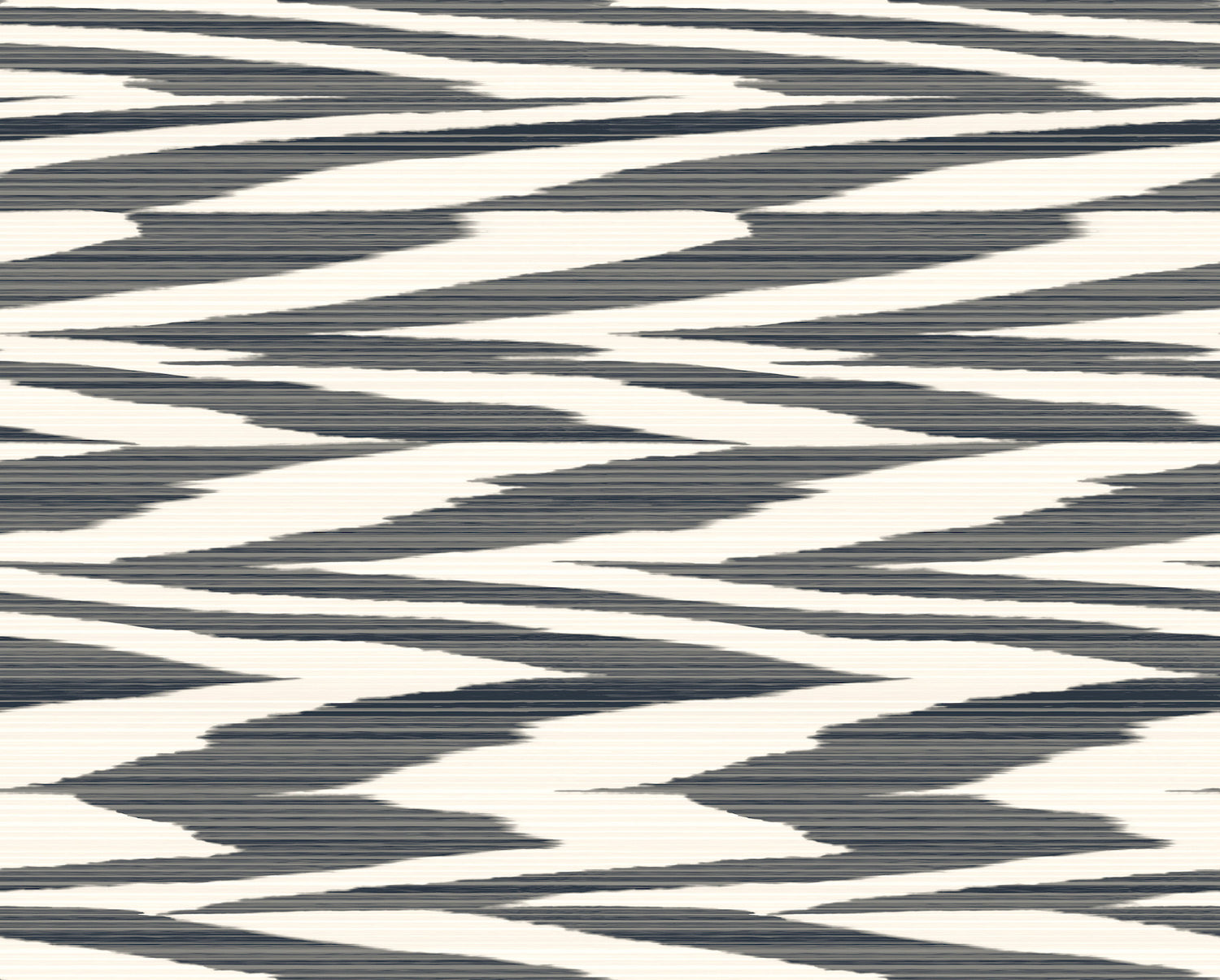 Flamed Zig Zag Peel and Stick wallpaper in black color - pattern number PSW1645RL - by York in the Missoni Peel and Stick Wallpaper collection
