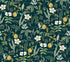 Herb Garden Botanical Peel and Stick wallpaper in navy color - pattern number PSW1677RL - by Rifle Paper Co in the Rifle Paper Co Fifth Edition Peel and Stick Wallpaper collection
