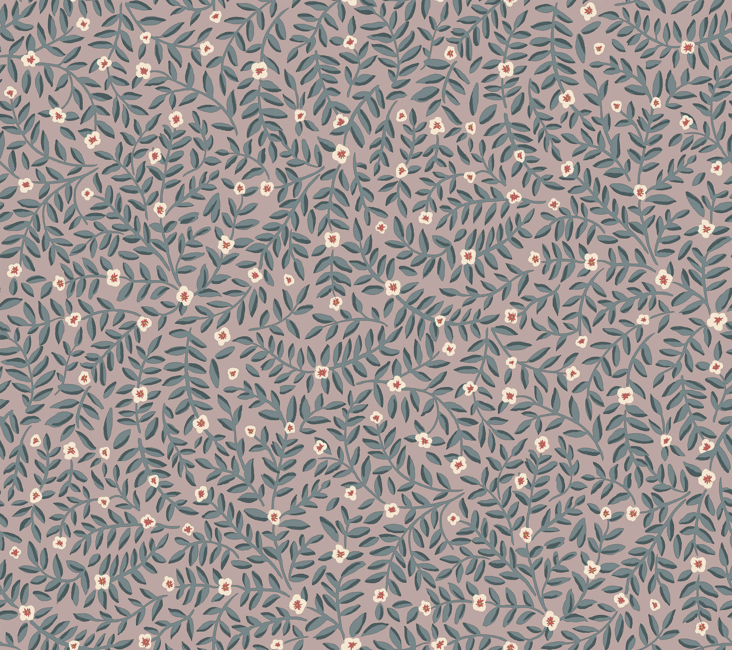 Elodie Petite Floral Peel and Stick wallpaper in lavender metallic color - pattern number PSW1693RL - by Rifle Paper Co in the Rifle Paper Co Fifth Edition Peel and Stick Wallpaper collection