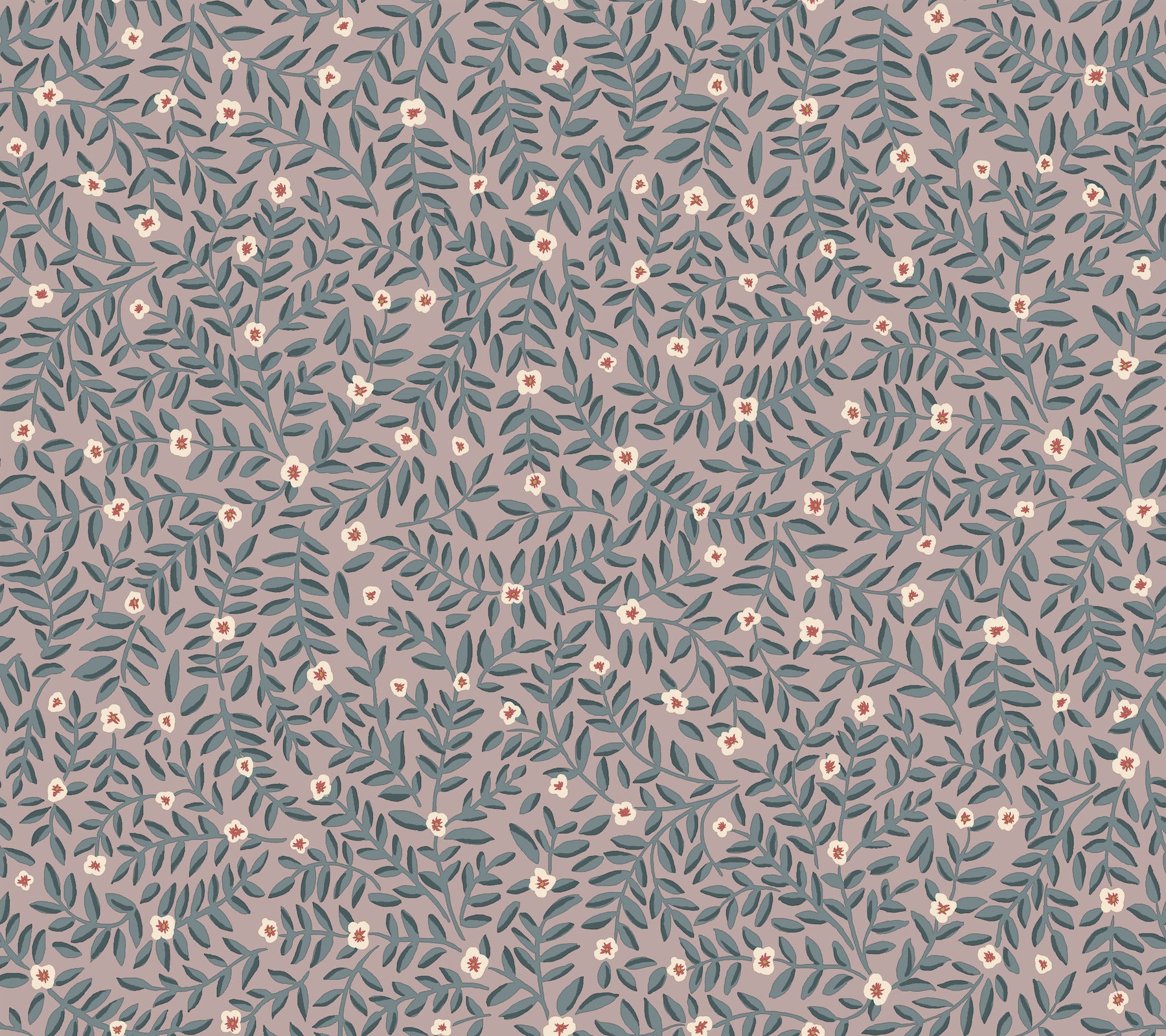 Elodie Petite Floral Peel and Stick wallpaper in lavender metallic color - pattern number PSW1693RL - by Rifle Paper Co in the Rifle Paper Co Fifth Edition Peel and Stick Wallpaper collection