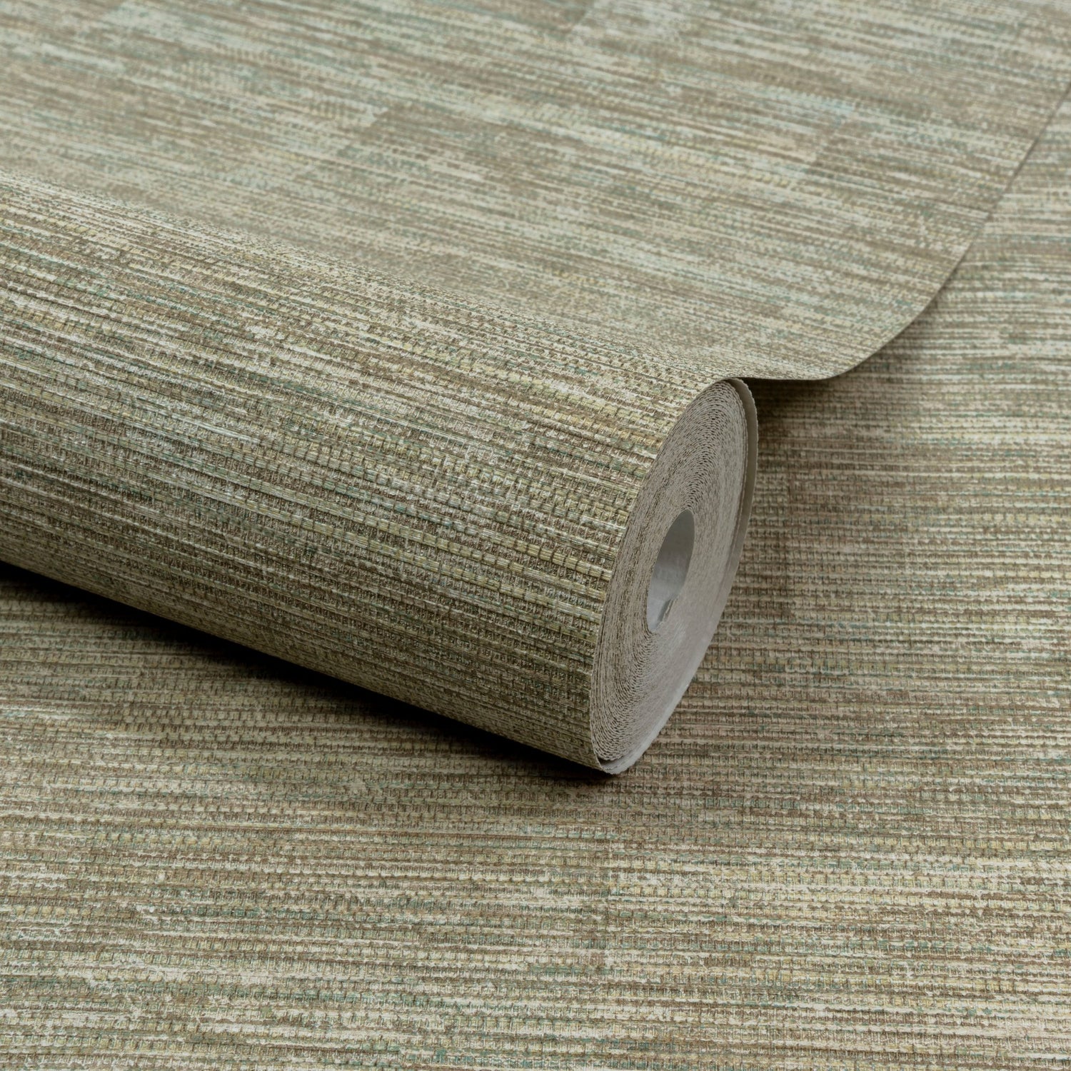 Textile Plain Wallpaper in beige color - pattern number PW1010 - by Grandeco in the Precious Weaves collection