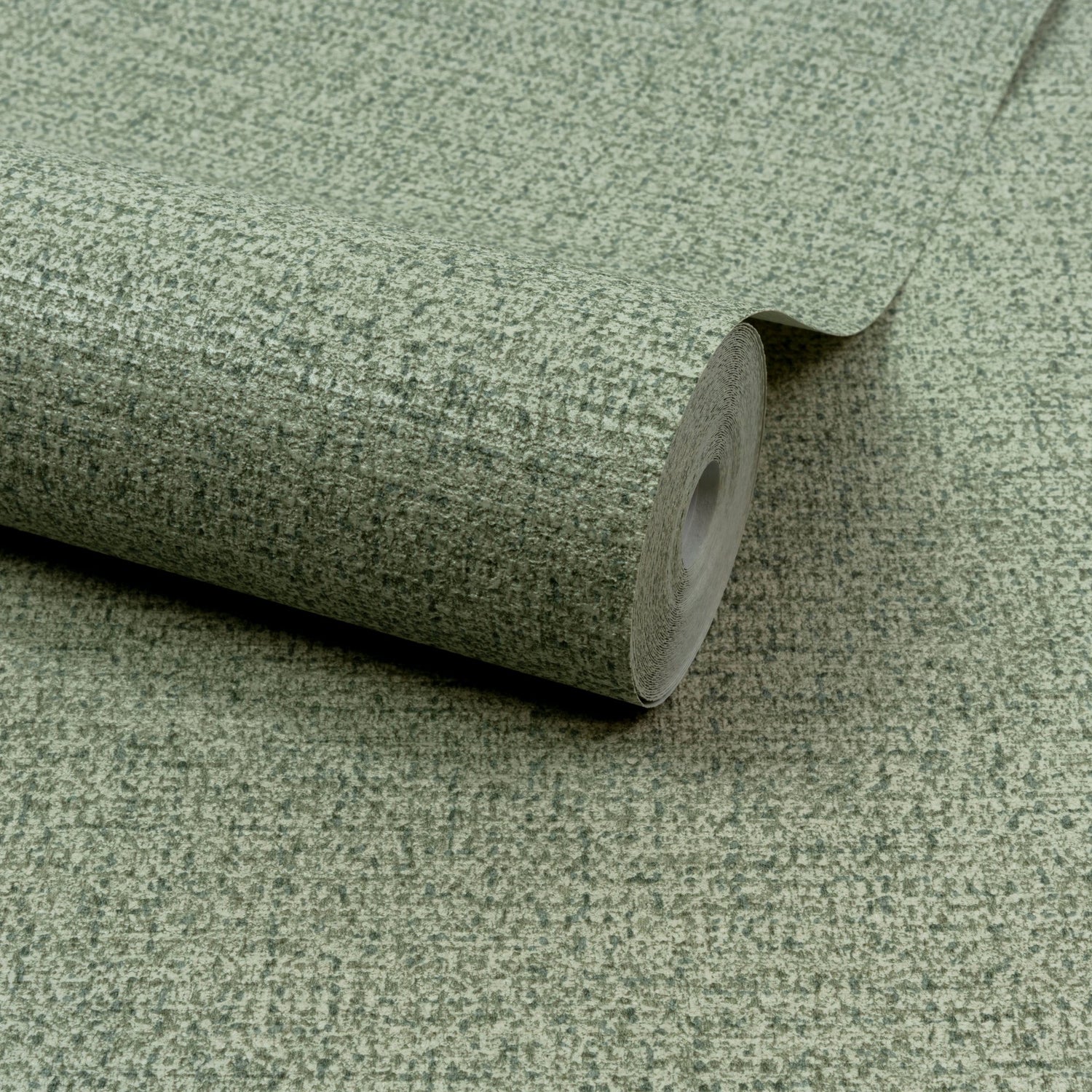 Textile Plain Wallpaper in green color - pattern number PW1111 - by Grandeco in the Precious Weaves collection