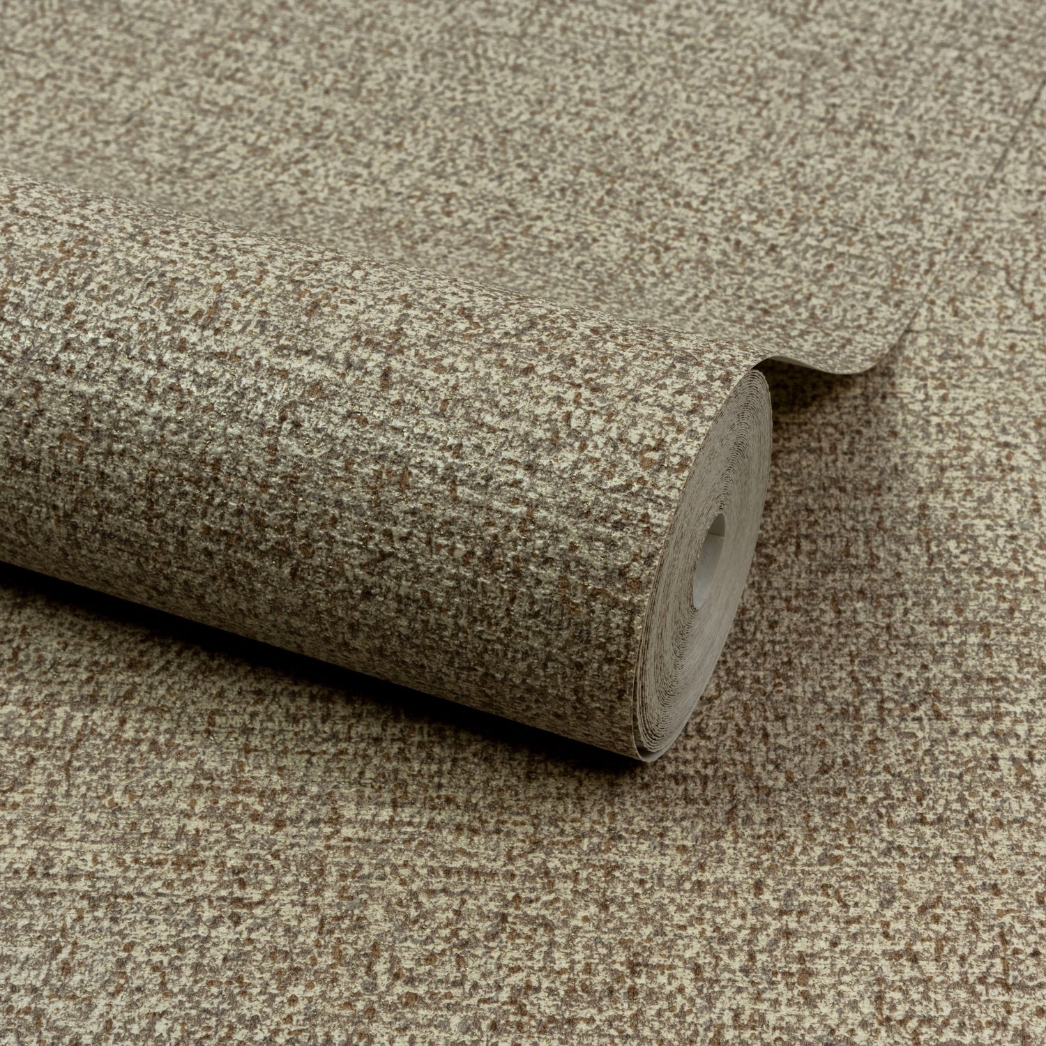 Textile Plain Wallpaper in beige color - pattern number PW1113 - by Grandeco in the Precious Weaves collection