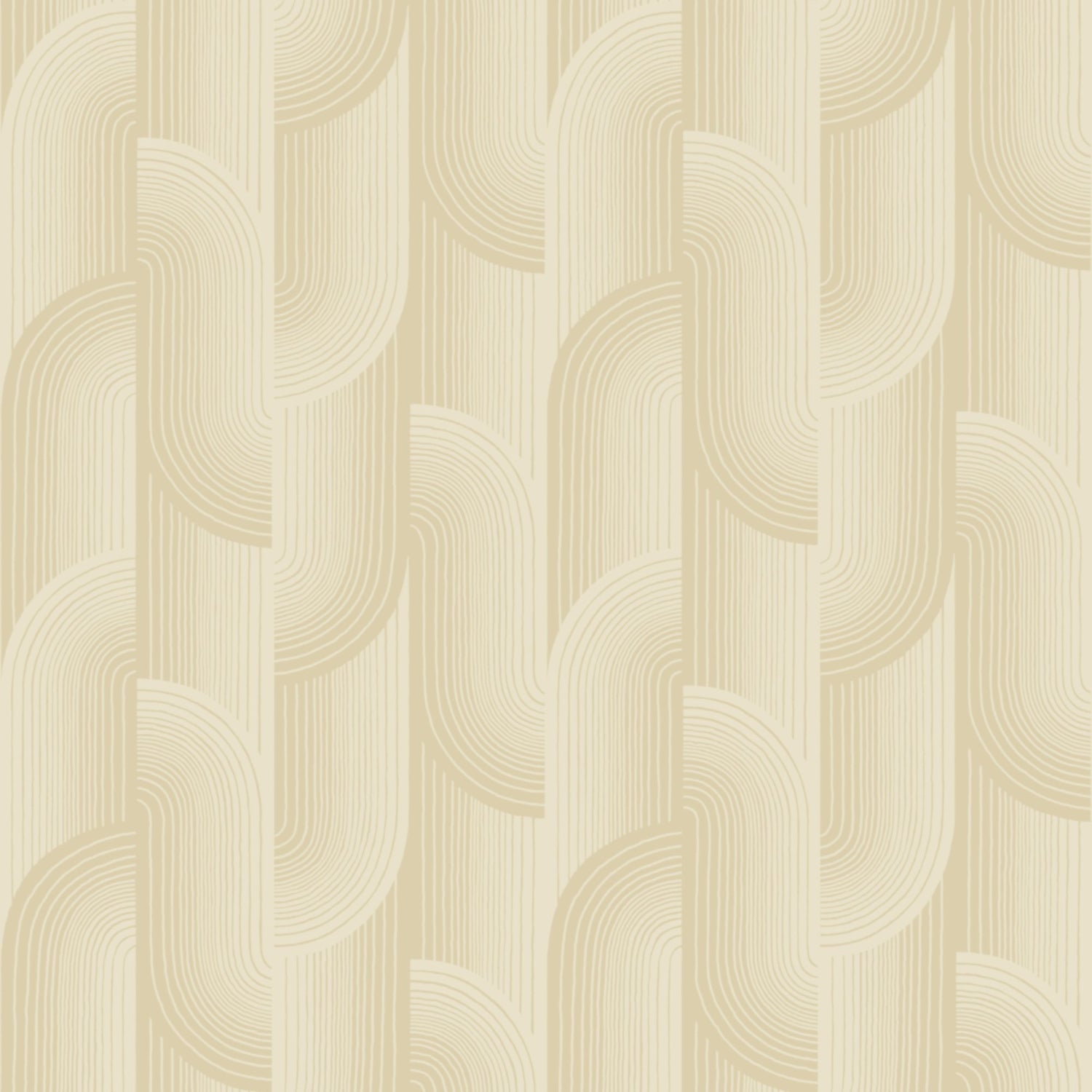 Geometric All-over Wallpaper in beige color - pattern number PW3105 - by Grandeco in the Precious Weaves collection