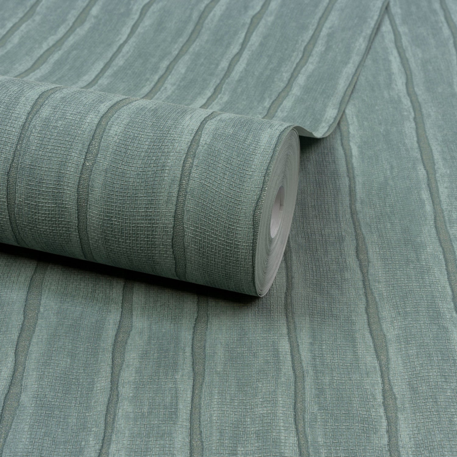 Irregular Stripes Wallpaper in blue color - pattern number PW4006 - by Grandeco in the Precious Weaves collection