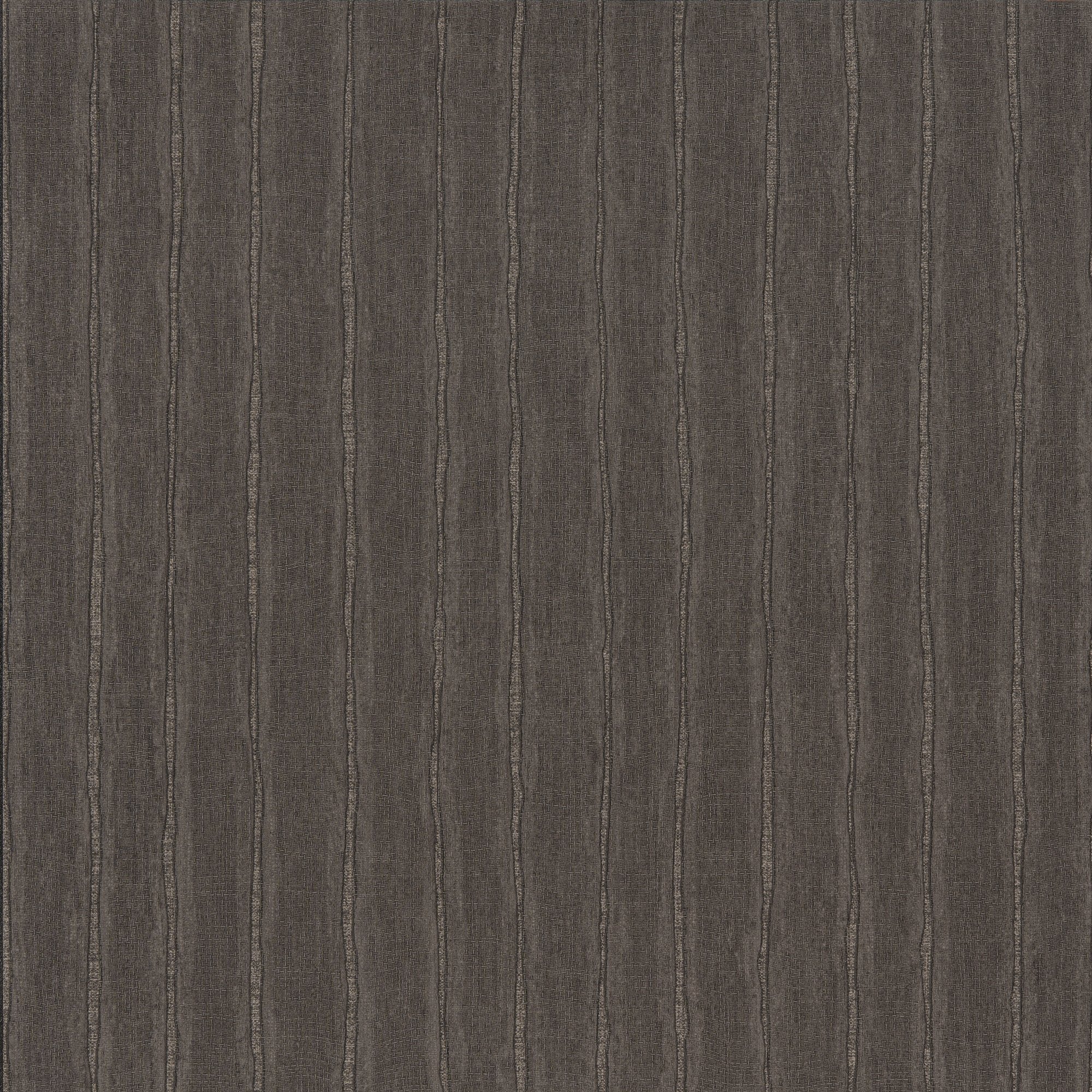 Irregular Stripes Wallpaper in black color - pattern number PW4009 - by Grandeco in the Precious Weaves collection