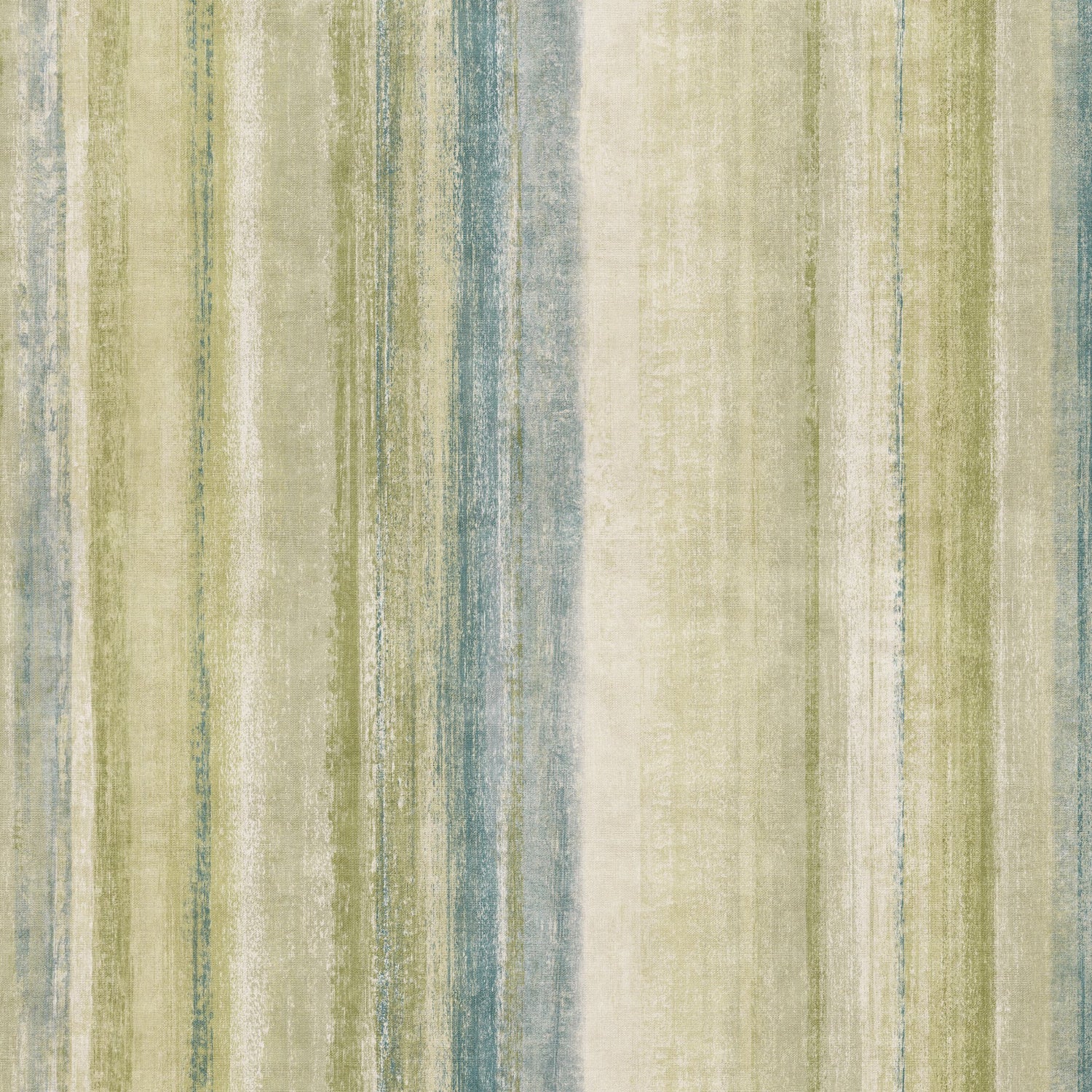 Styled Stripes 7 Panel Mural in green color - pattern number PW6001 - by Grandeco in the Precious Weaves collection