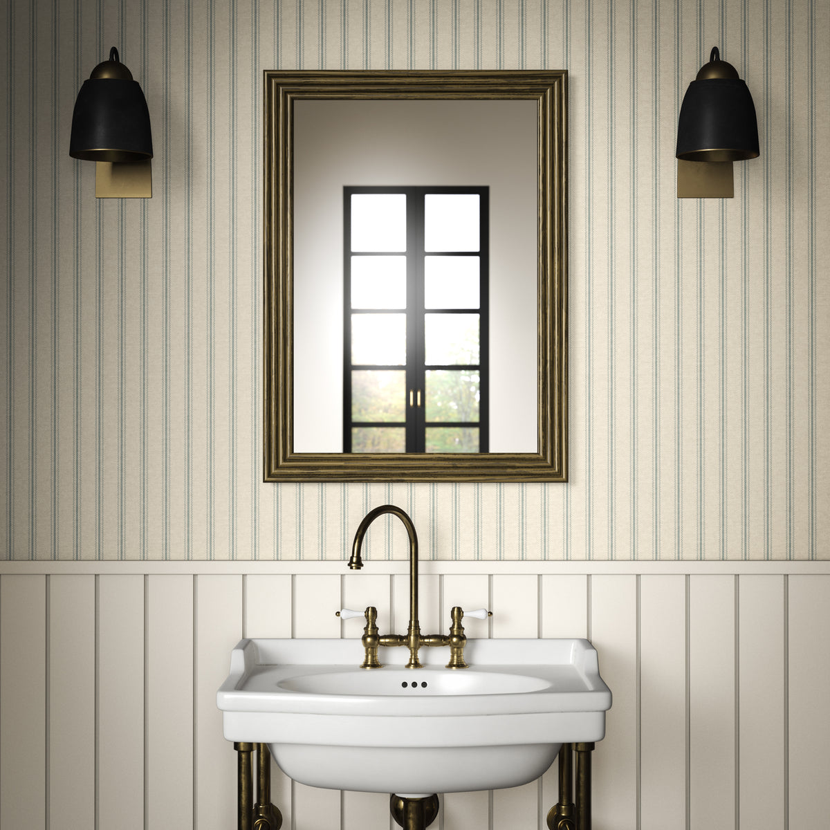 Aline Wallpaper in Chambray color - pattern number PWC100002.15.0 - by The Pure Edit in the Sustainable Wallcovering collection